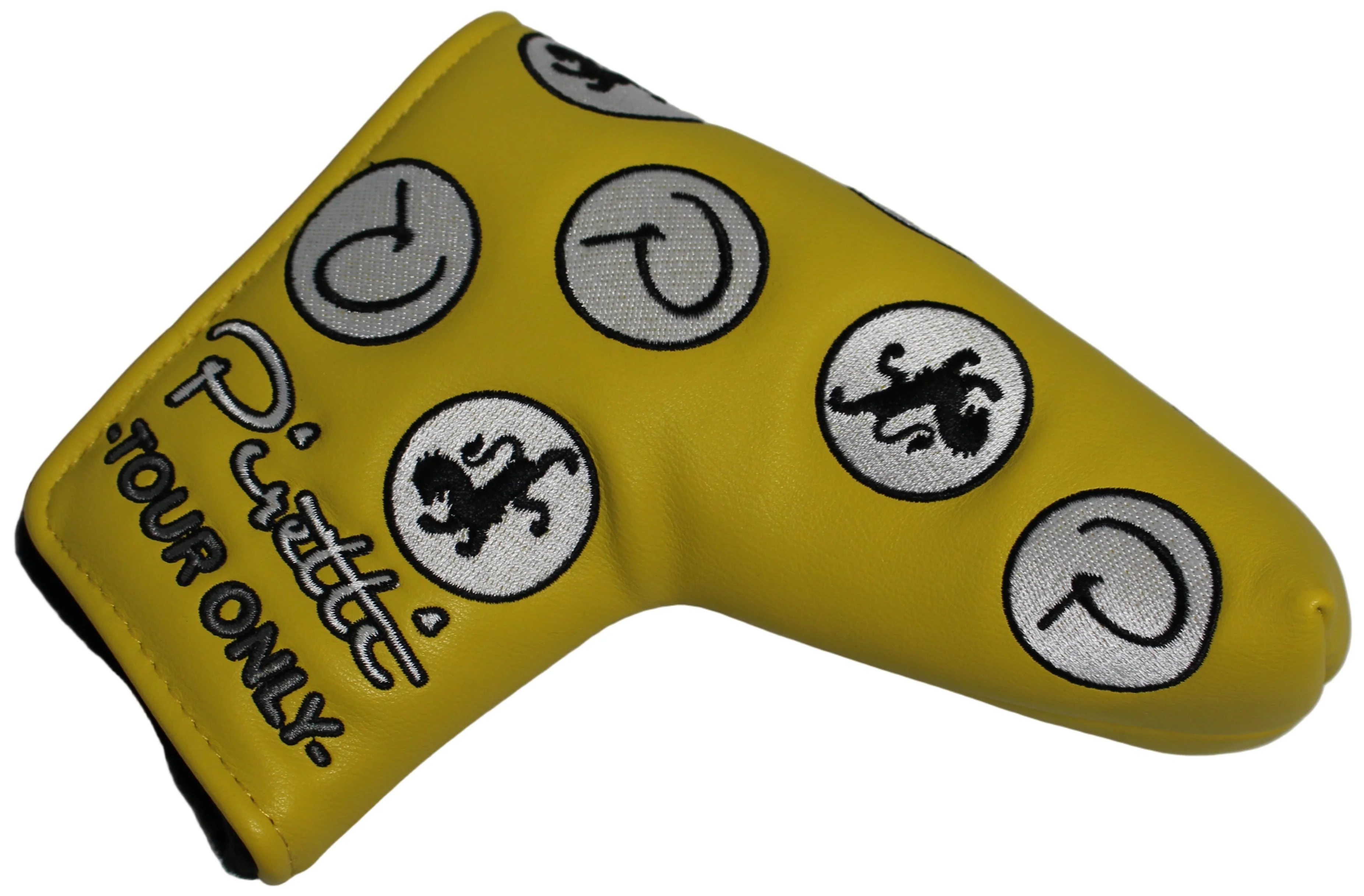 Piretti Circle P Yellow Tour Only Blade Putter Headcover - Image 2