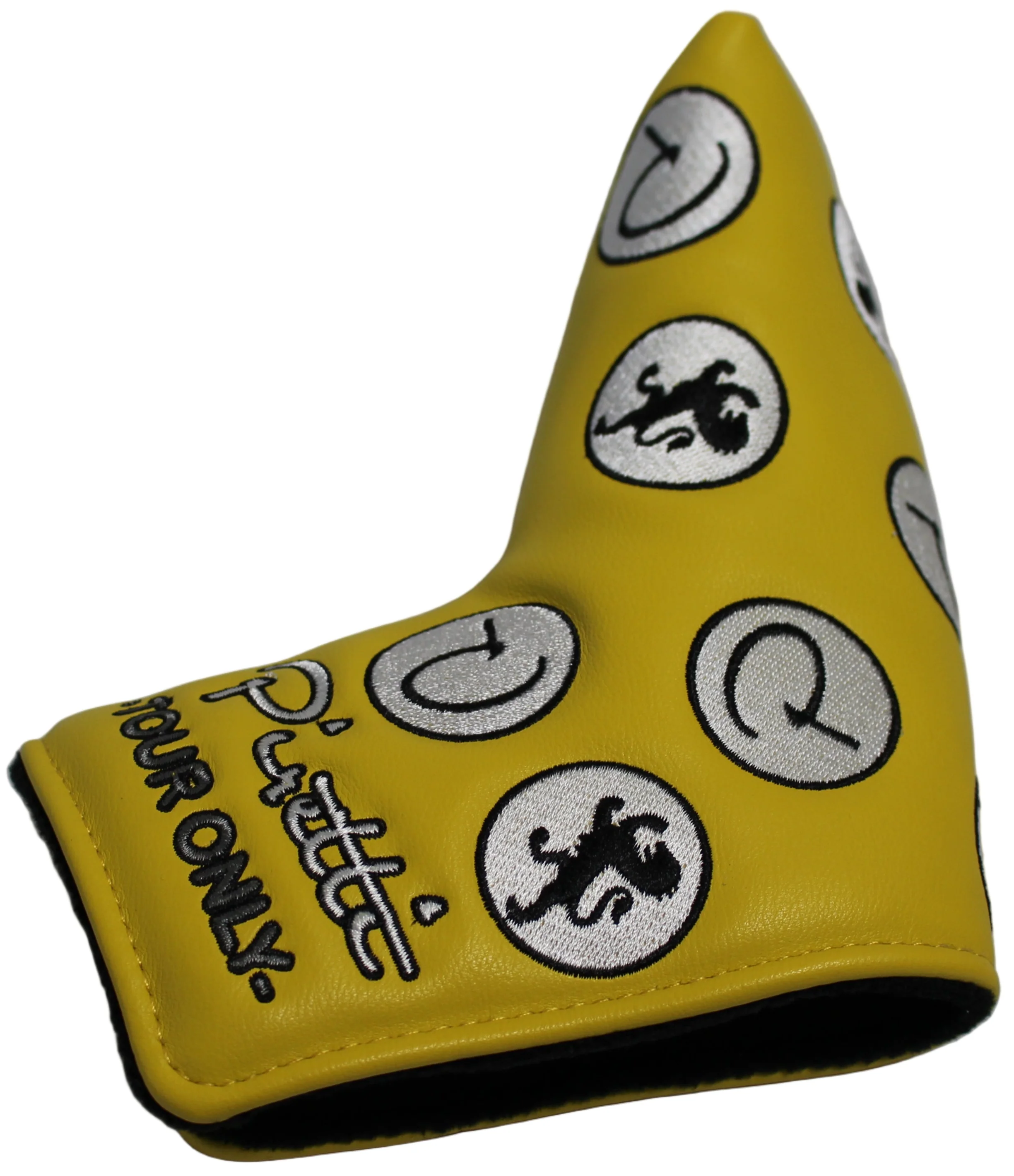 Piretti Circle P Yellow Tour Only Blade Putter Headcover - Image 3