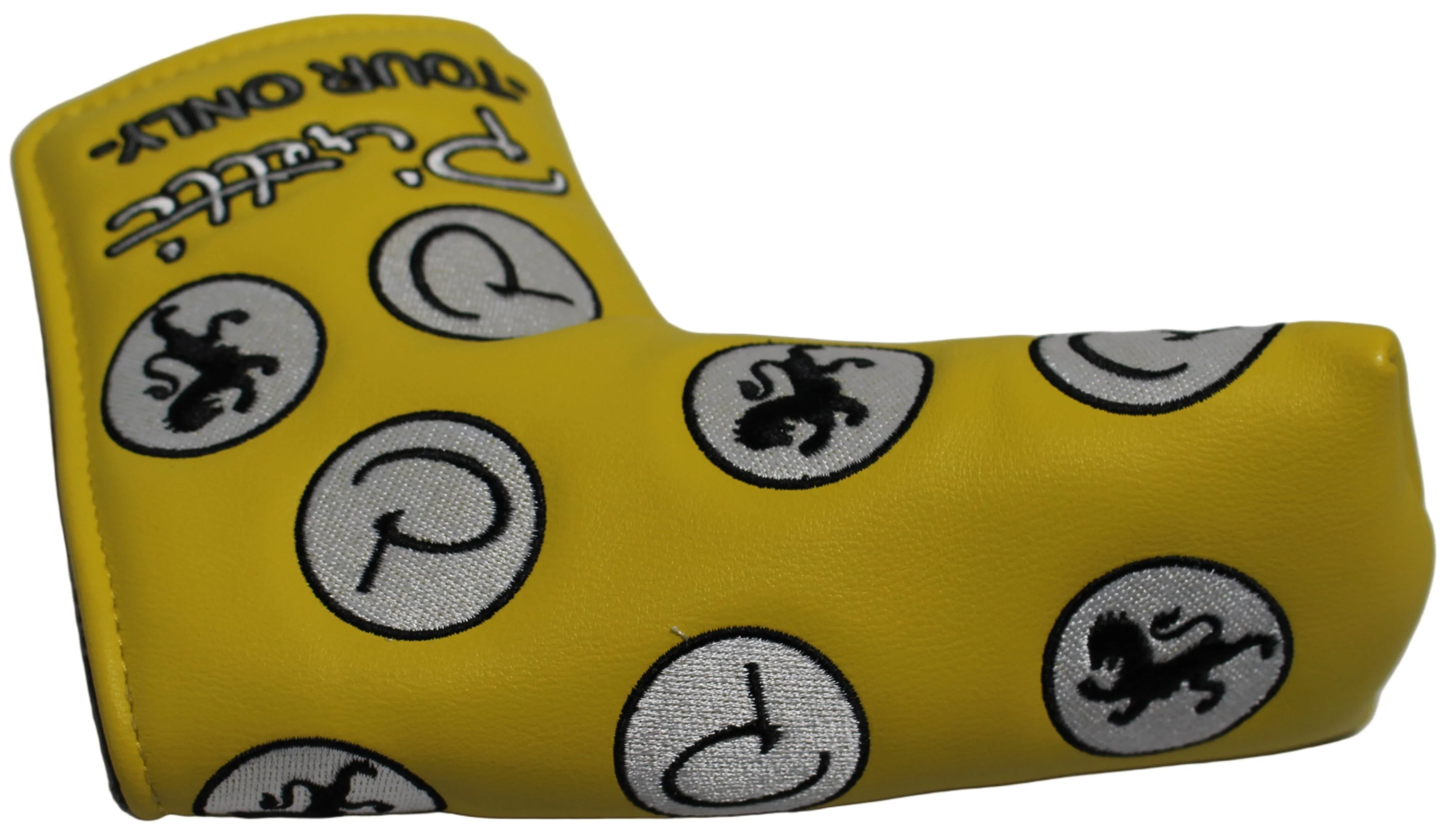 Piretti Circle P Yellow Tour Only Blade Putter Headcover - Image 4