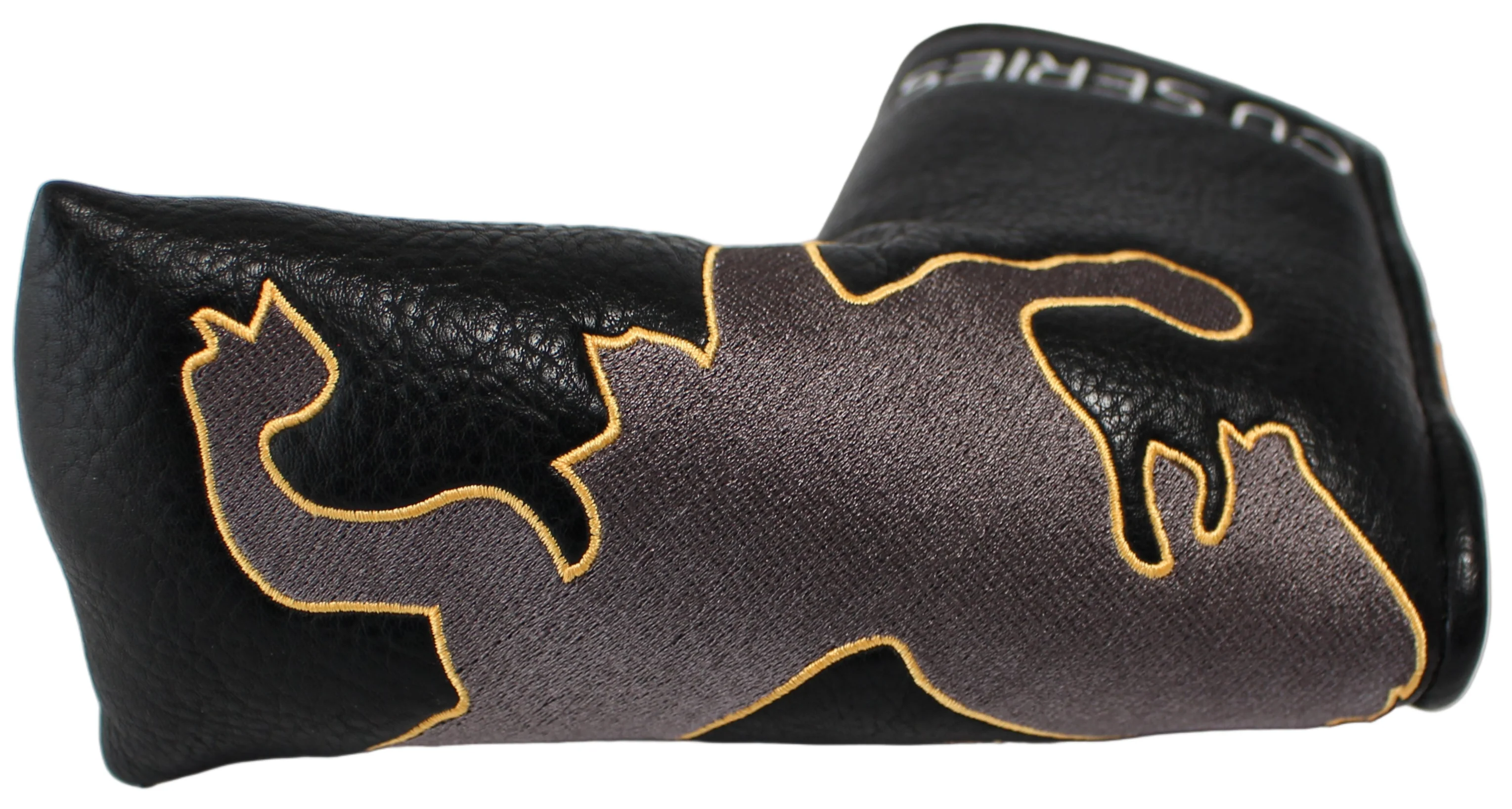 Piretti CU Series Black/Orange Blade Putter Headcovers - Image 3