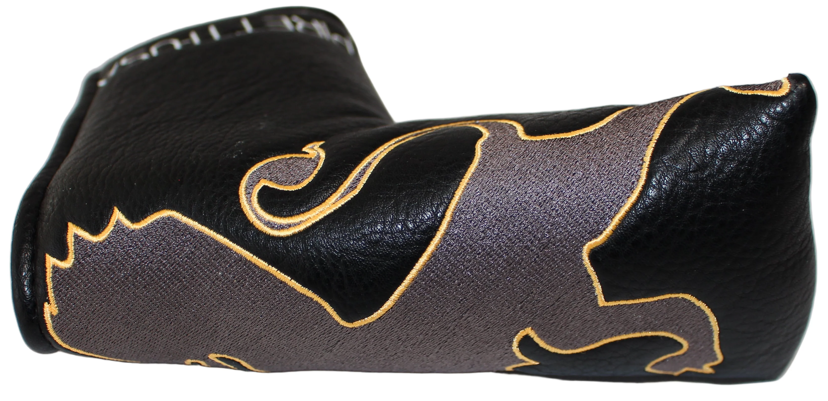Piretti CU Series Black/Orange Blade Putter Headcovers - Image 4