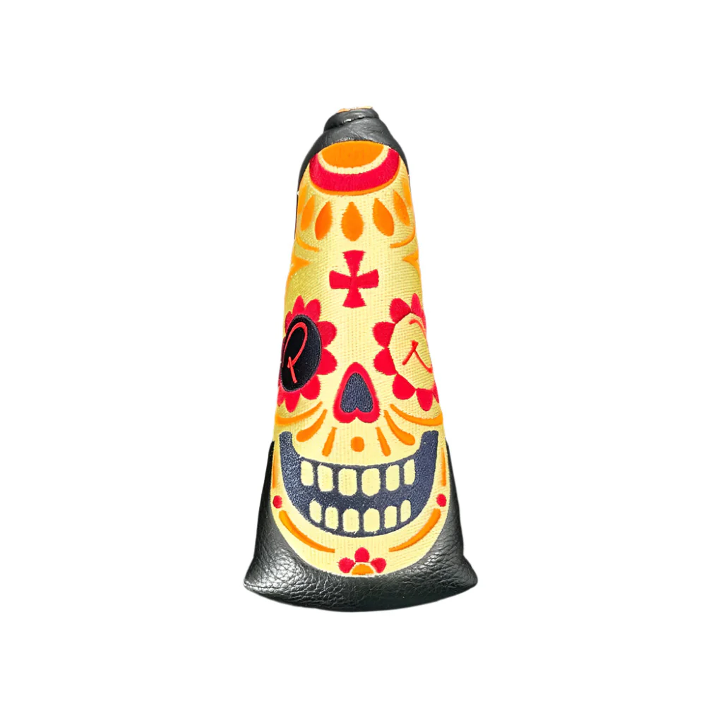 Piretti Golf - Black/Orange Dia De Los Muertos Tour Only Blade Putter Headcovers - Image 7