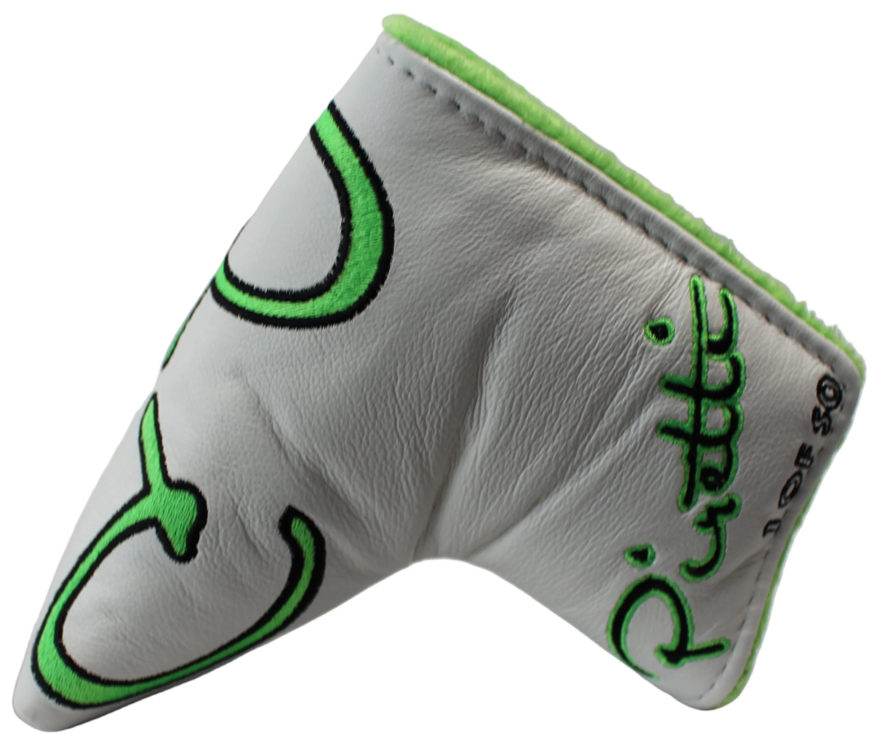 Piretti Limited Edition 1 of 50 White/Green Blade Putter Headcover