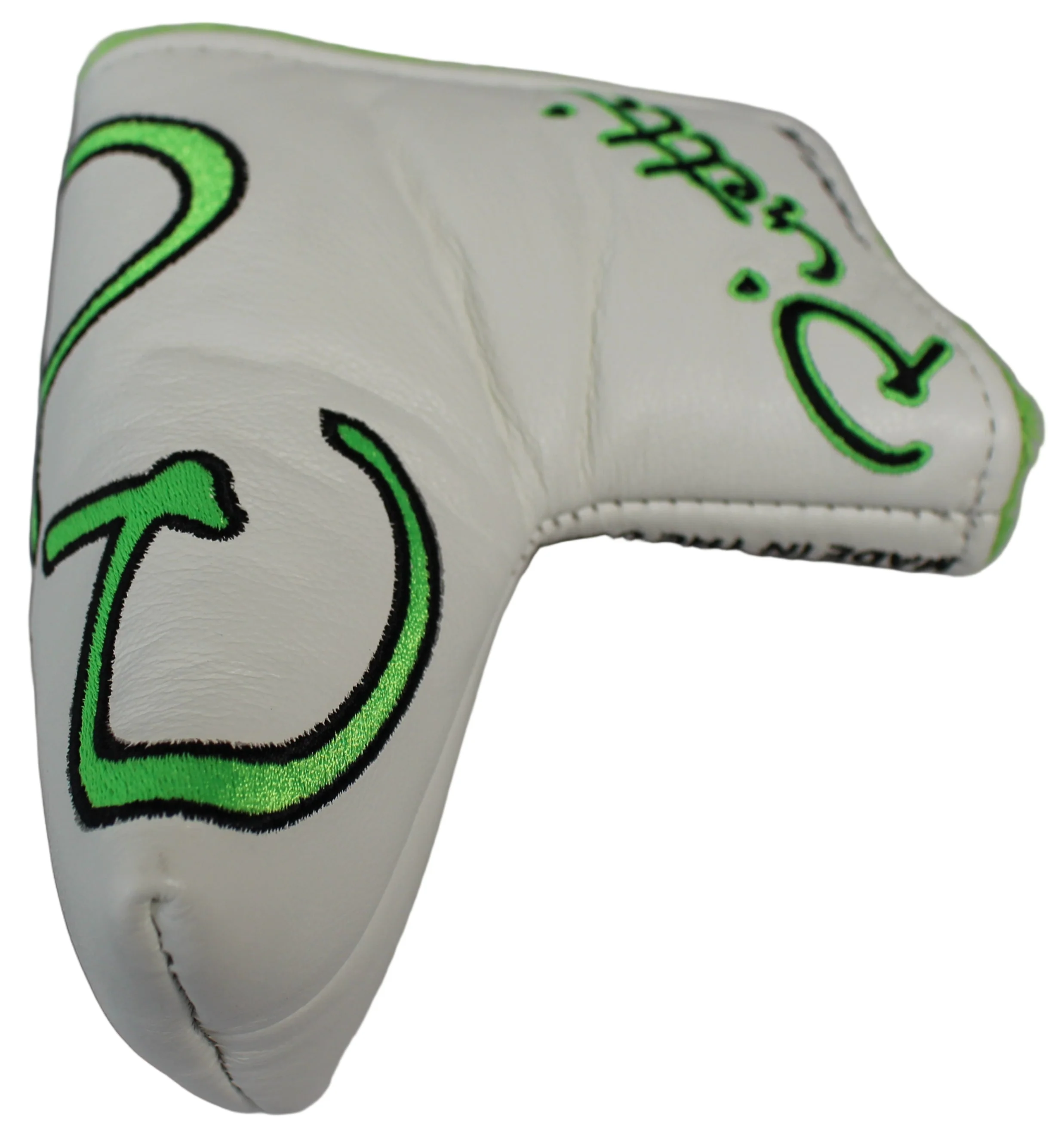 Piretti Limited Edition 1 of 50 White/Green Blade Putter Headcover - Image 4