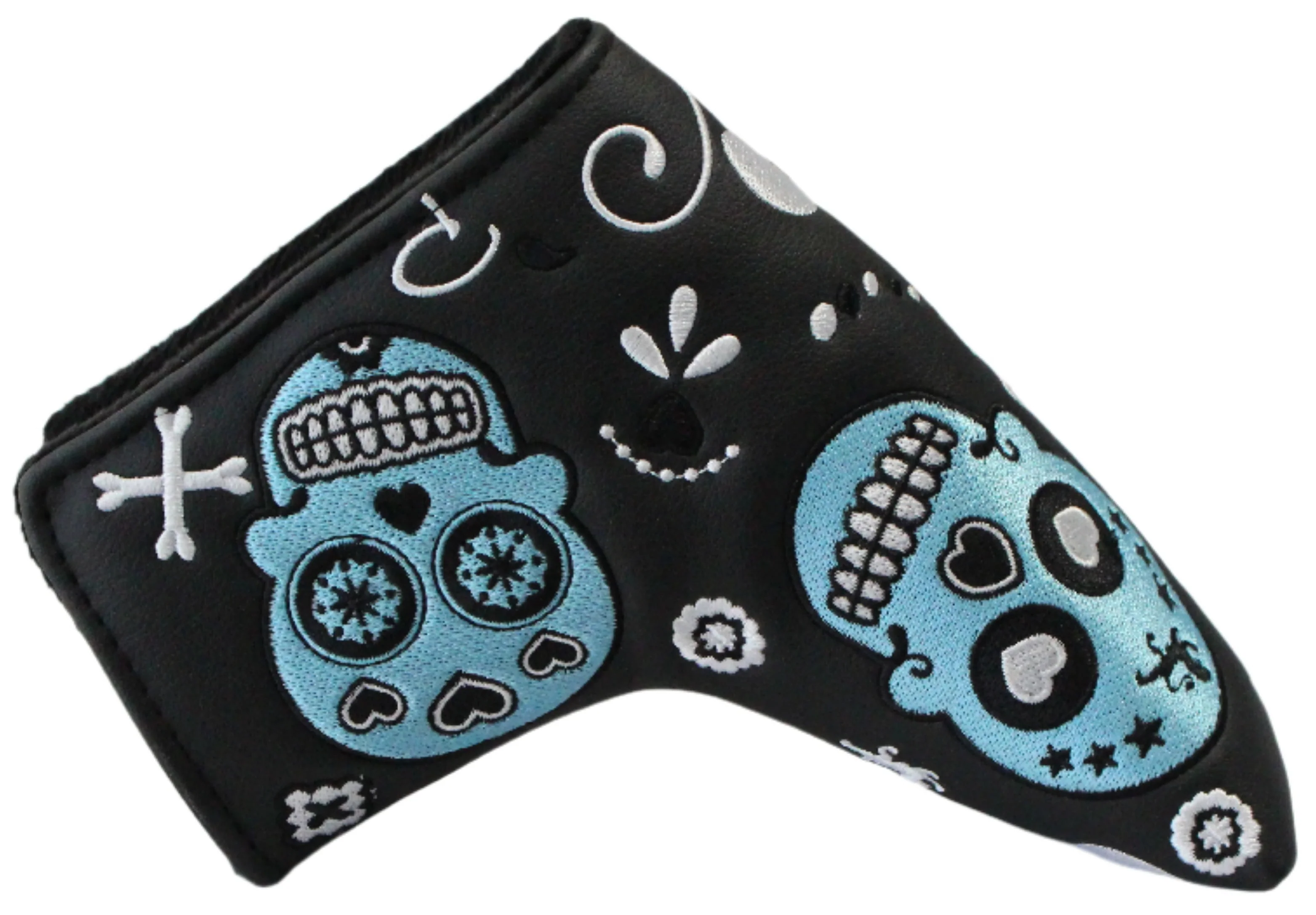 Piretti - Limited Edition Black/White Dia De Los Muertos Blade Putter Headcover - Image 2