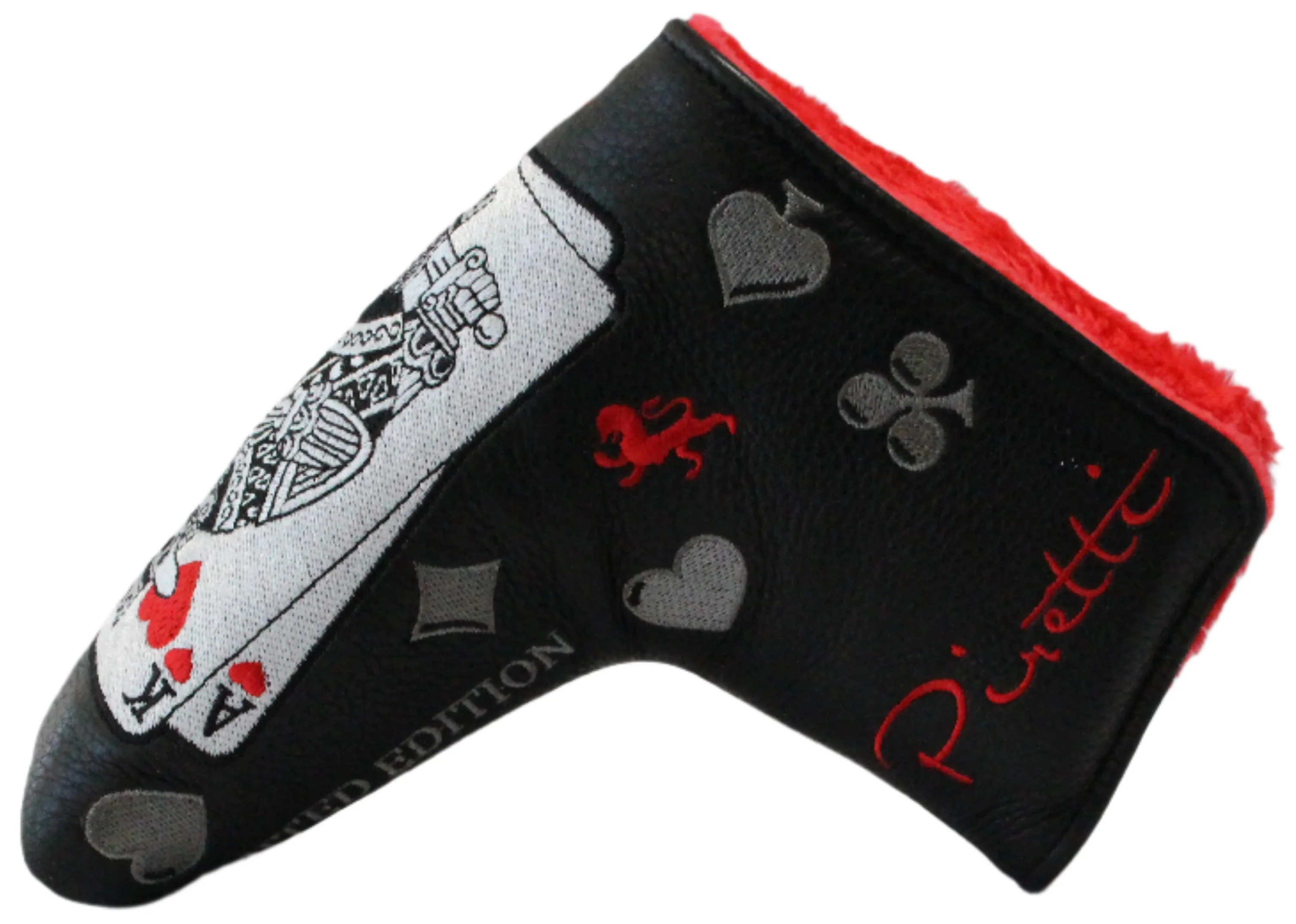 Piretti - Limited Edition Blackjack Ace/King of Hearts Blade Putter Headcover