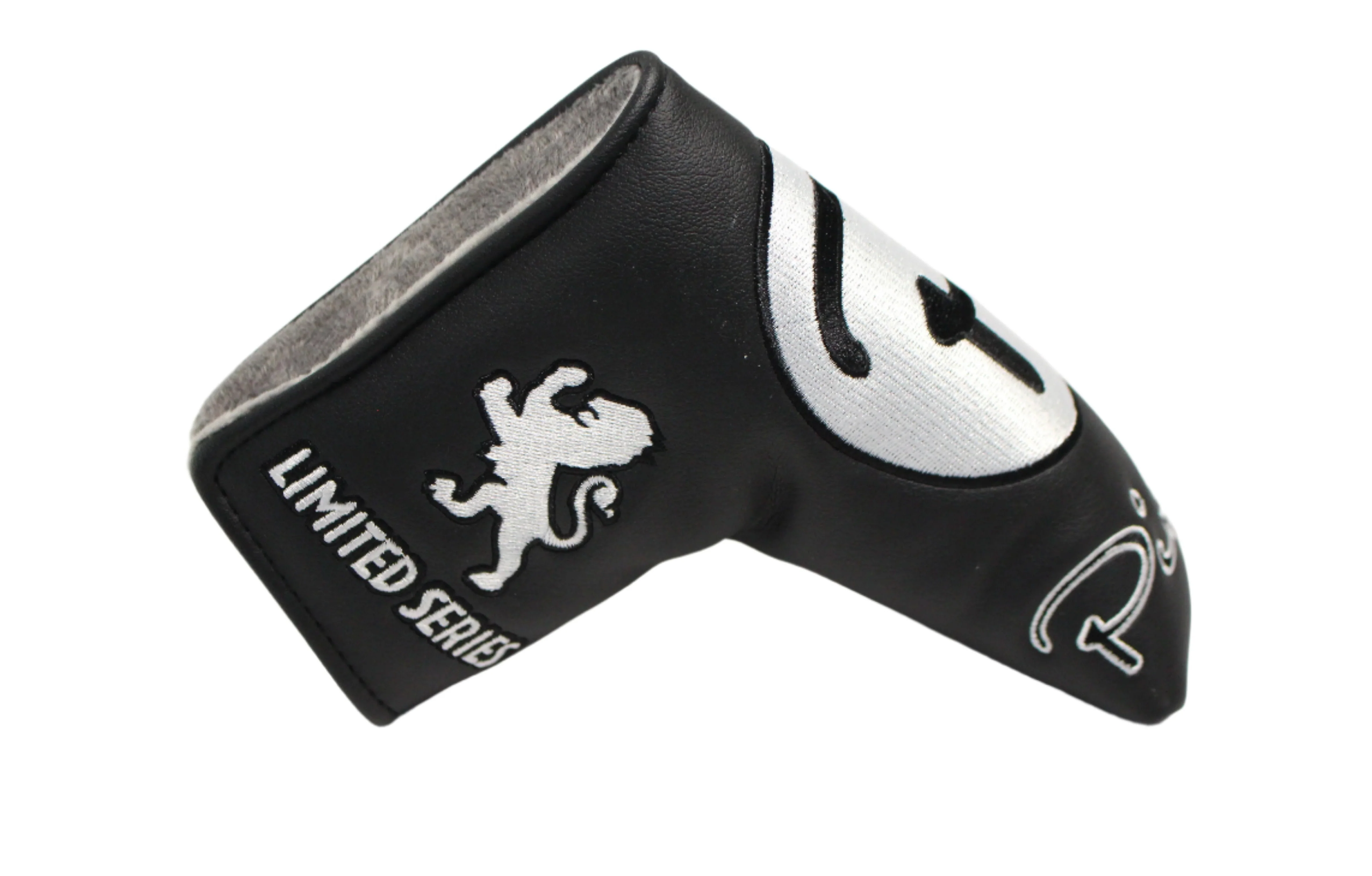 Piretti - Limited Edition Circle P Black/White Blade Putter Headcover - Image 2