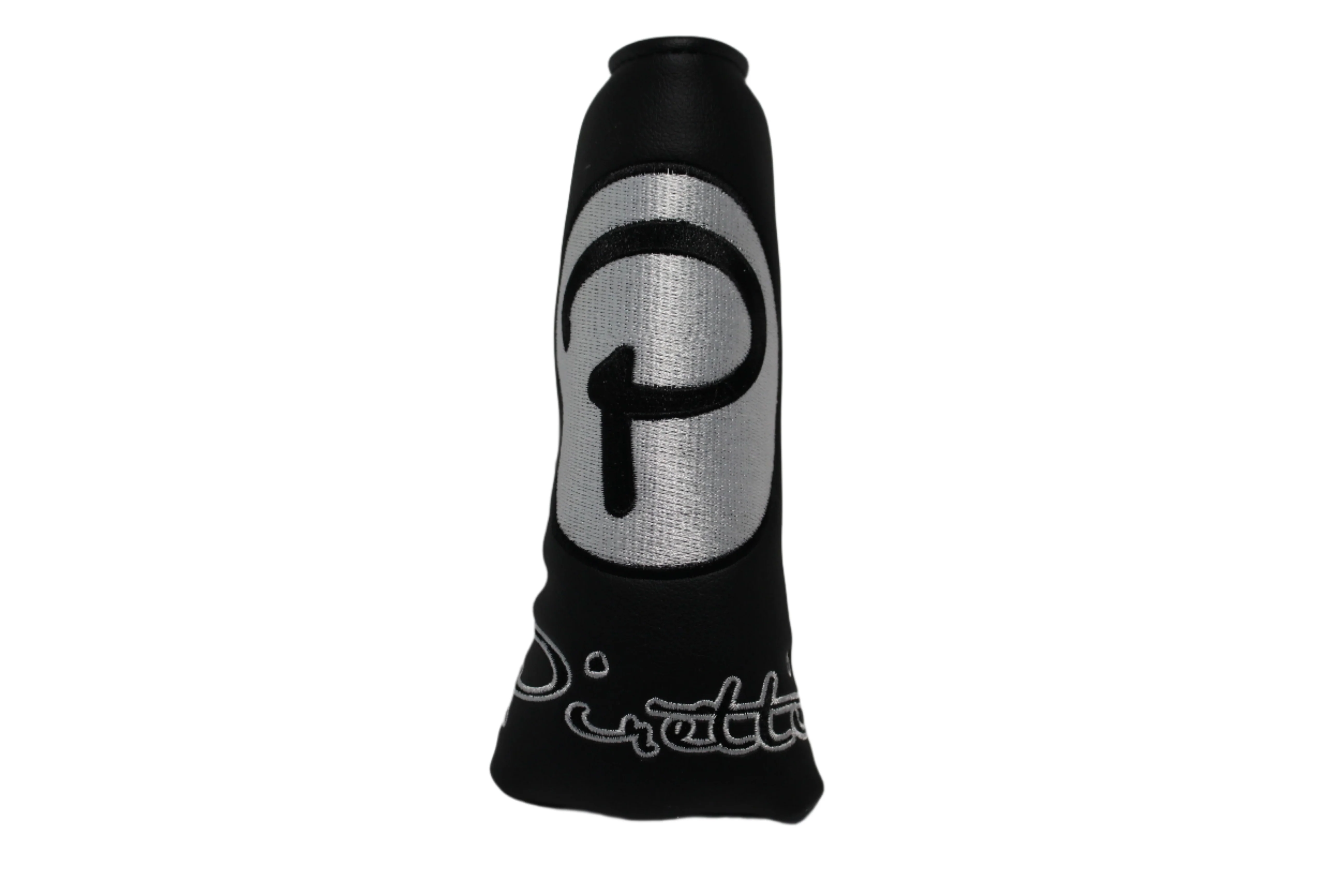Piretti - Limited Edition Circle P Black/White Blade Putter Headcover - Image 3