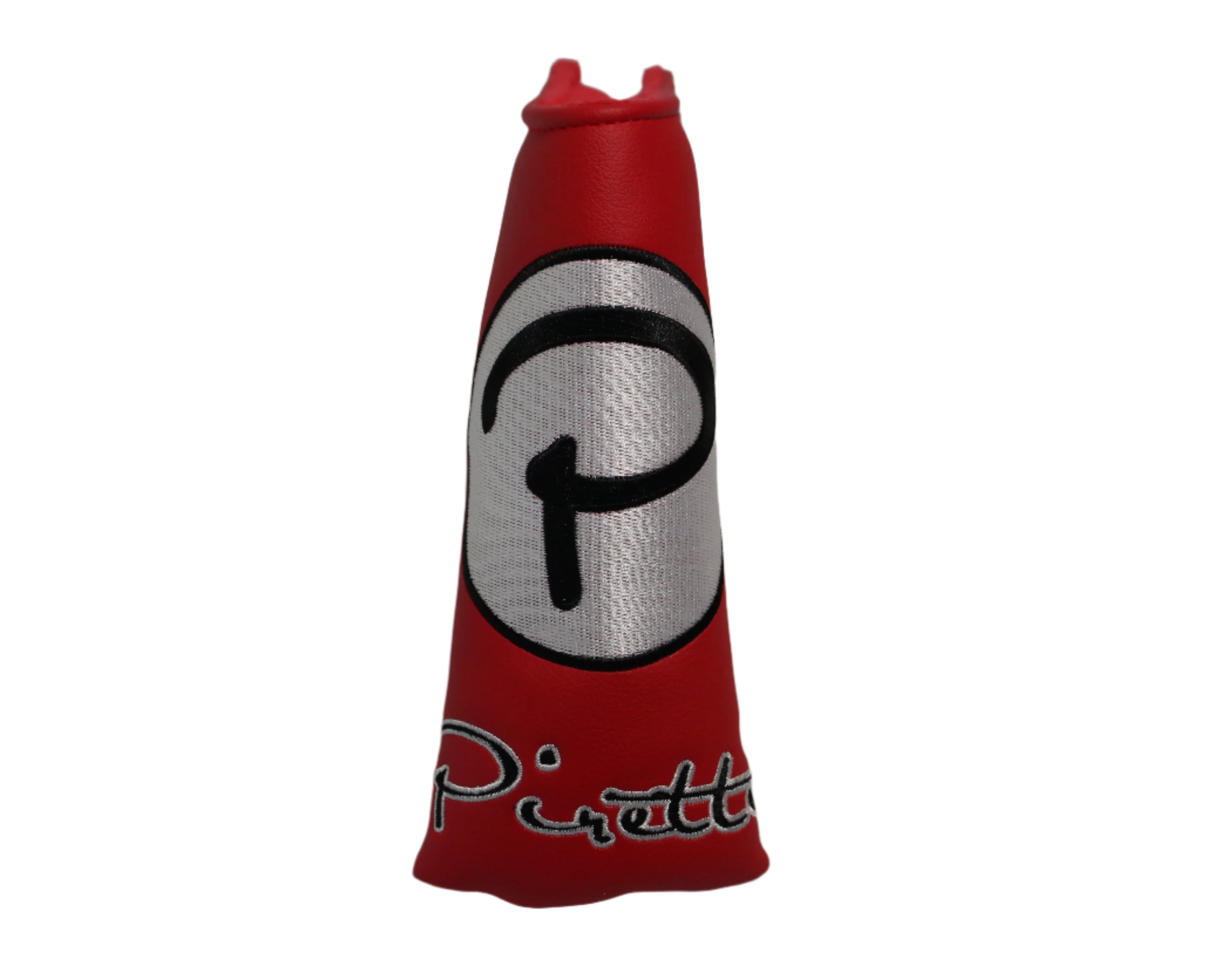 Piretti - Limited Edition Circle P Red/White Blade Putter Headcover - Image 3