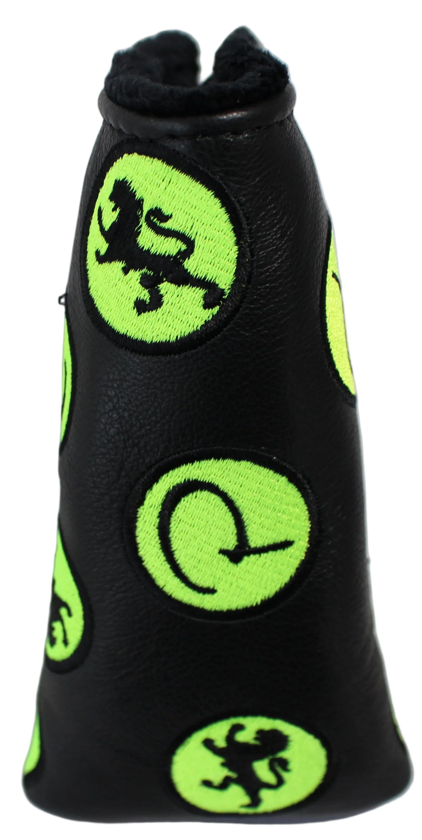 Piretti Limited Edition Tour Only Circle P Black/Green Blade Putter Headcover - Image 6