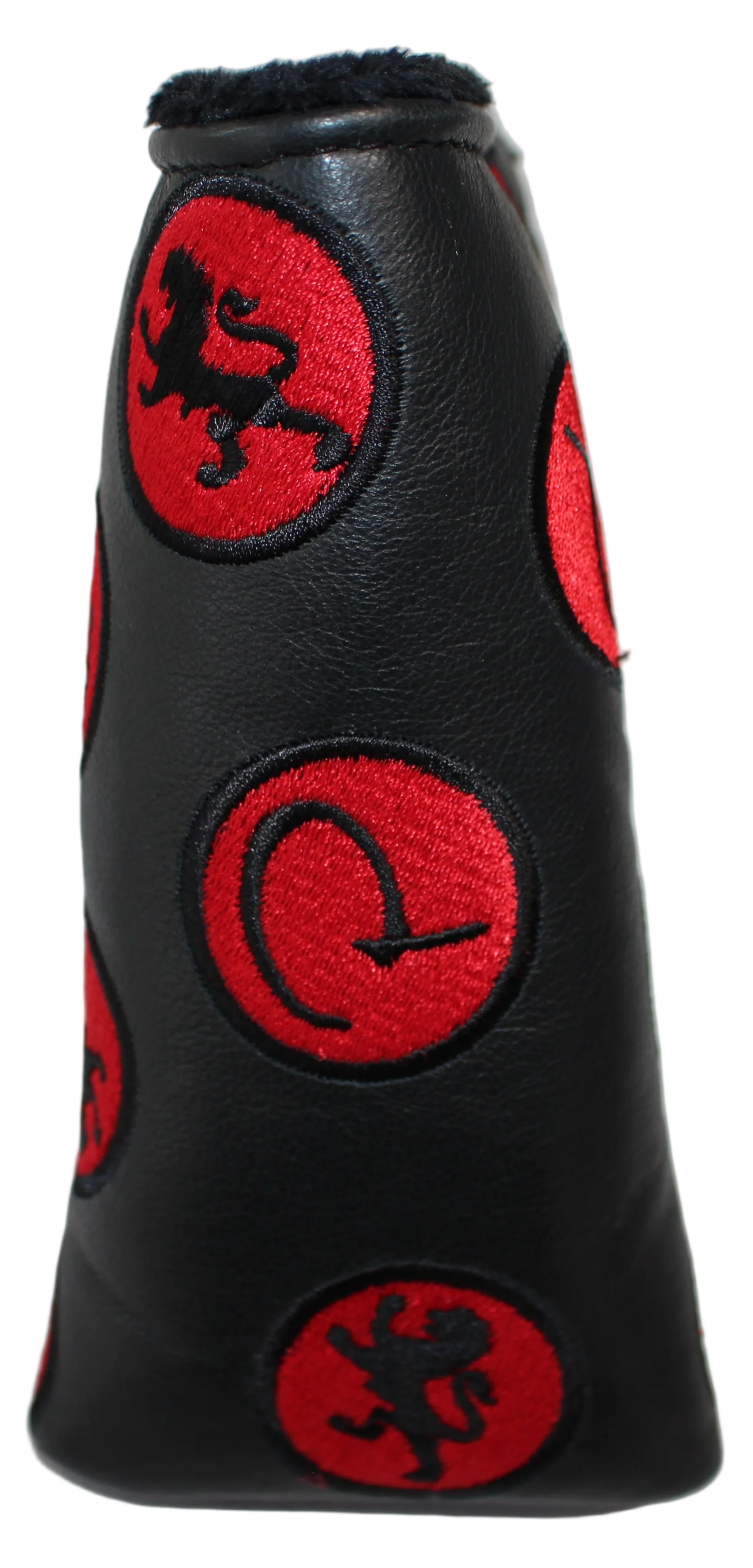 Piretti Limited Edition Tour Only Circle P Black/Red Blade Putter Headcover - Image 3