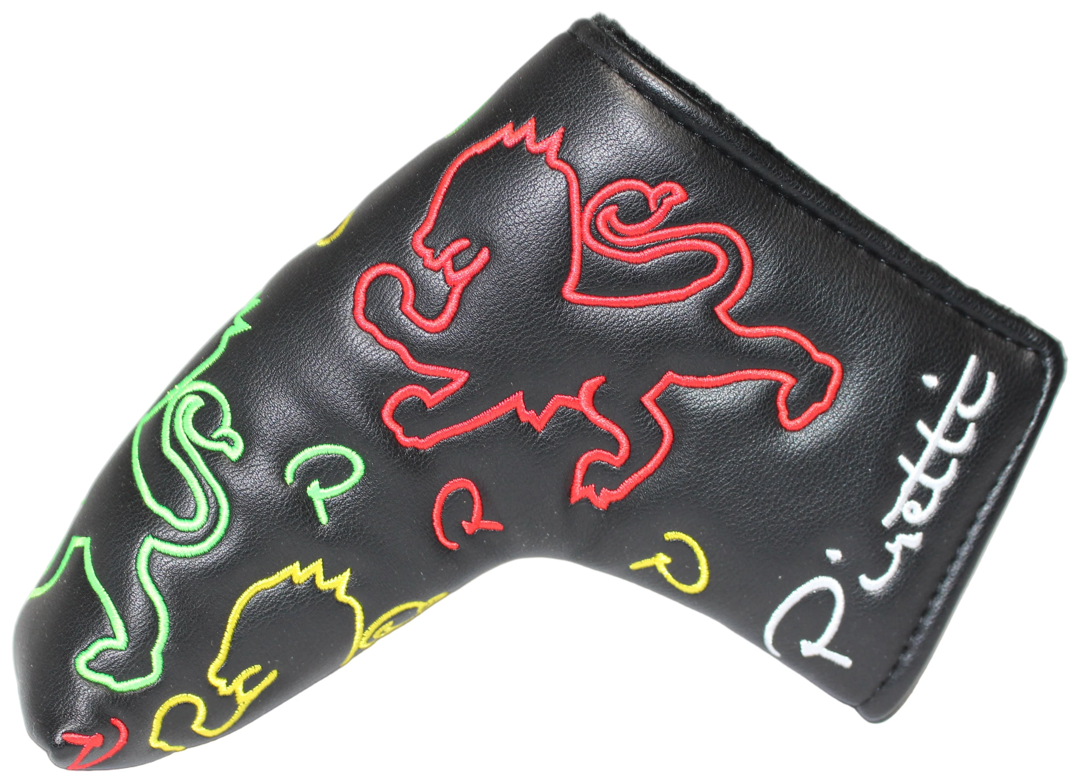 Piretti Limited Edition Tour Only "Rasta" Blade Putter Headcover