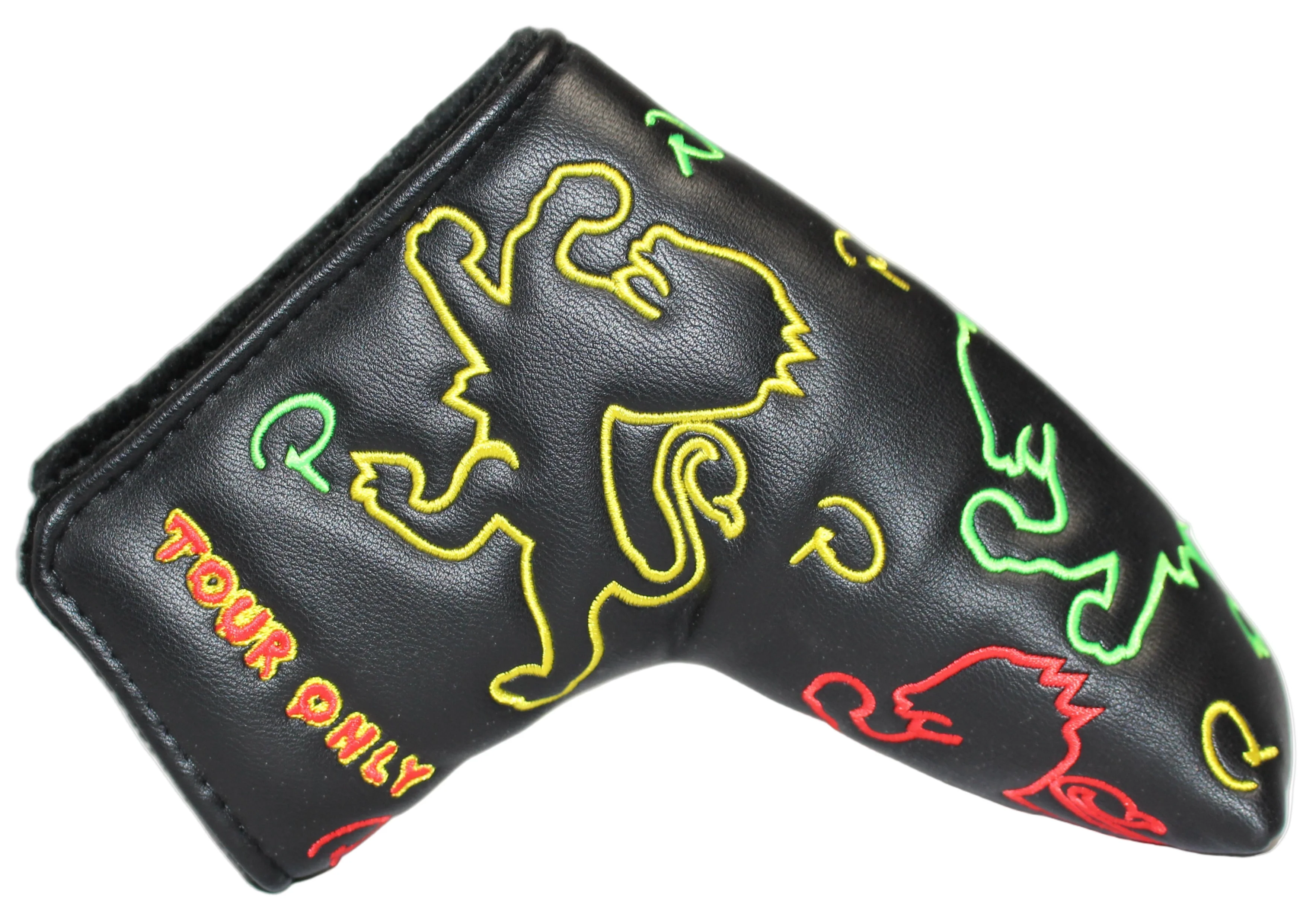 Piretti Limited Edition Tour Only "Rasta" Blade Putter Headcover - Image 2