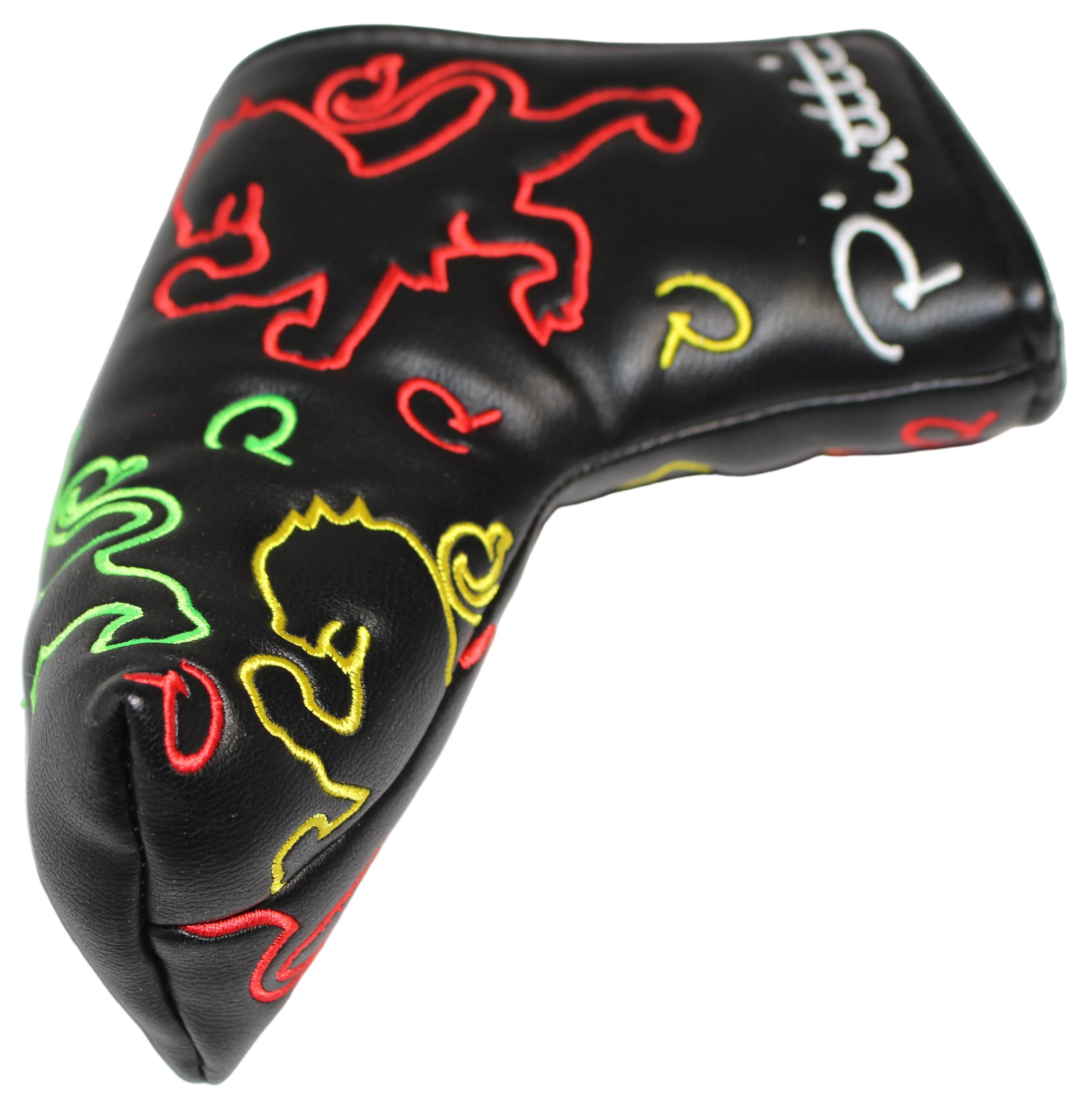 Piretti Limited Edition Tour Only "Rasta" Blade Putter Headcover - Image 3