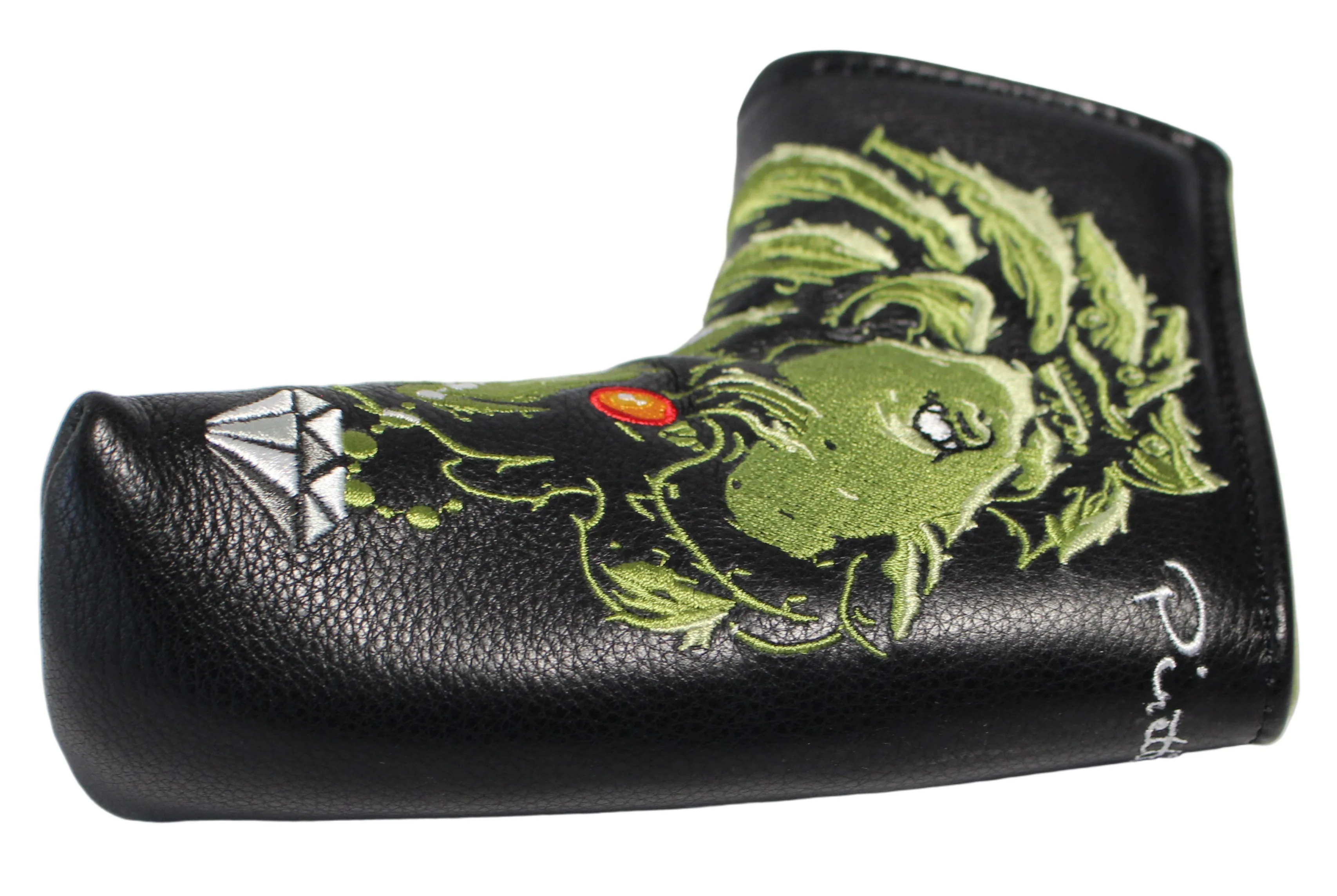Piretti Majestic Lion King Blade Putter Headcover Green/Black - Image 5