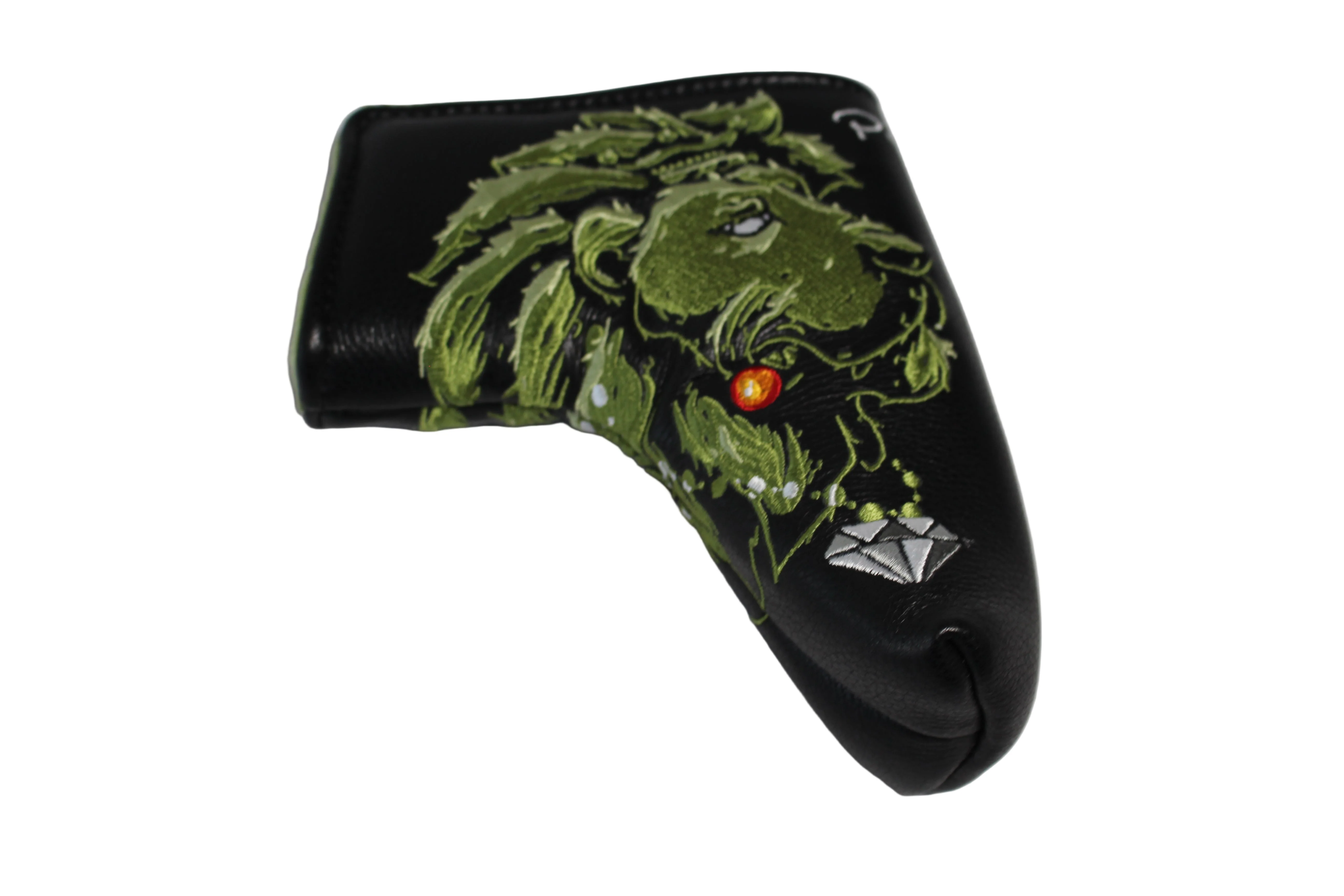 Piretti Majestic Lion King Blade Putter Headcover Green/Black - Image 6
