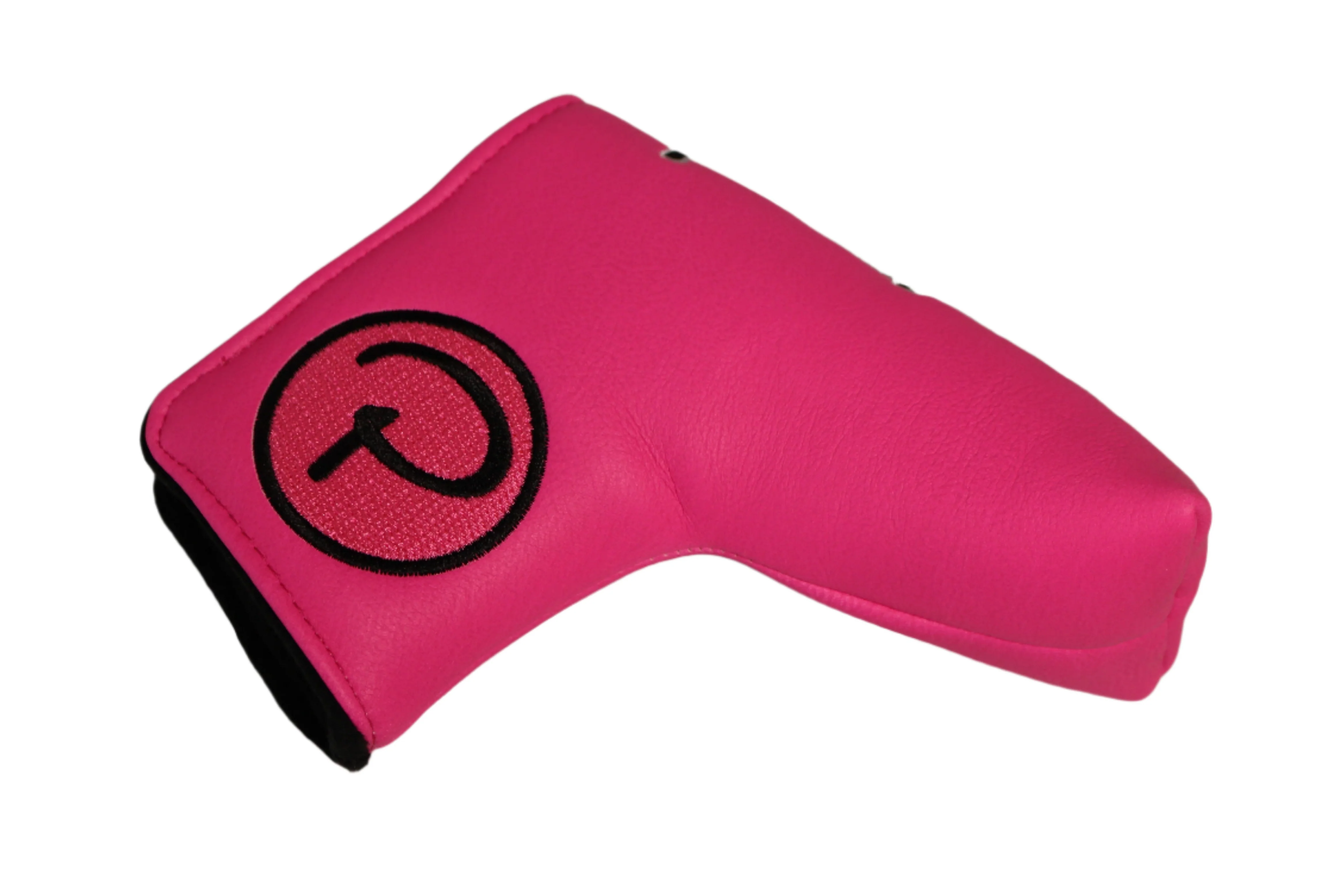 Piretti - Special Edition Circle P Pink/Black Blade Putter Headcover - Image 2