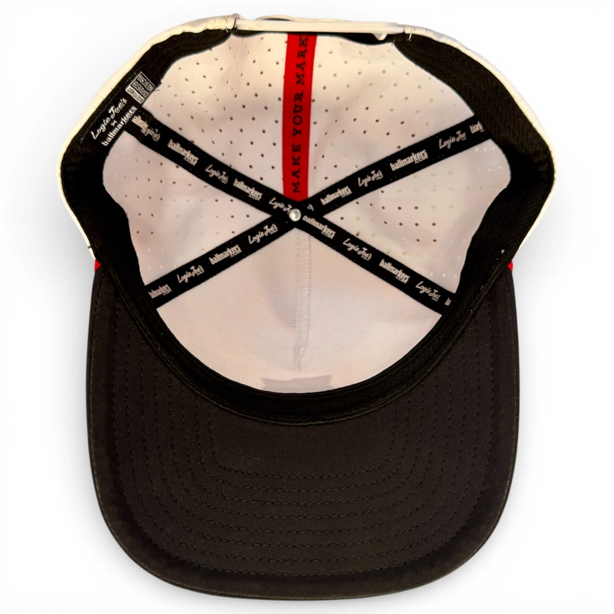 Pocket Aces Golf Hat | Snapback Cap | Built-in Magnetic Ball Marker Holder + Marker Included | Adjustable Gray & Black - Image 6