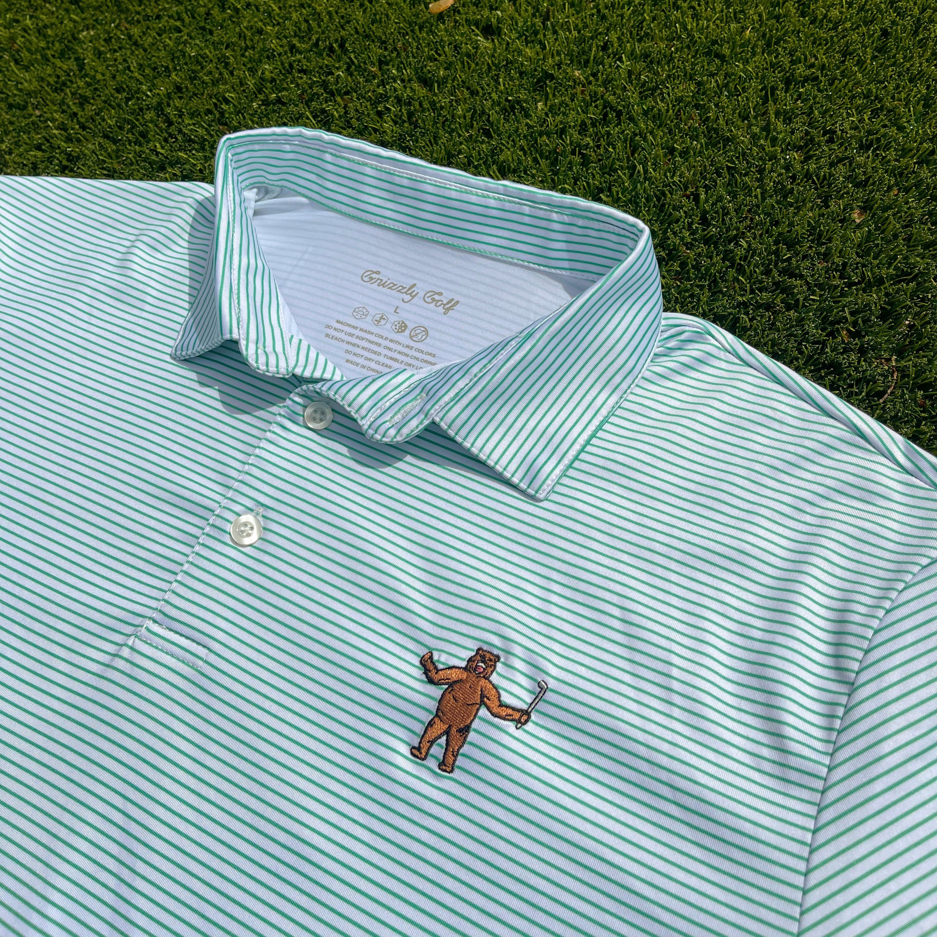 Polo - Green Striped It - Image 2