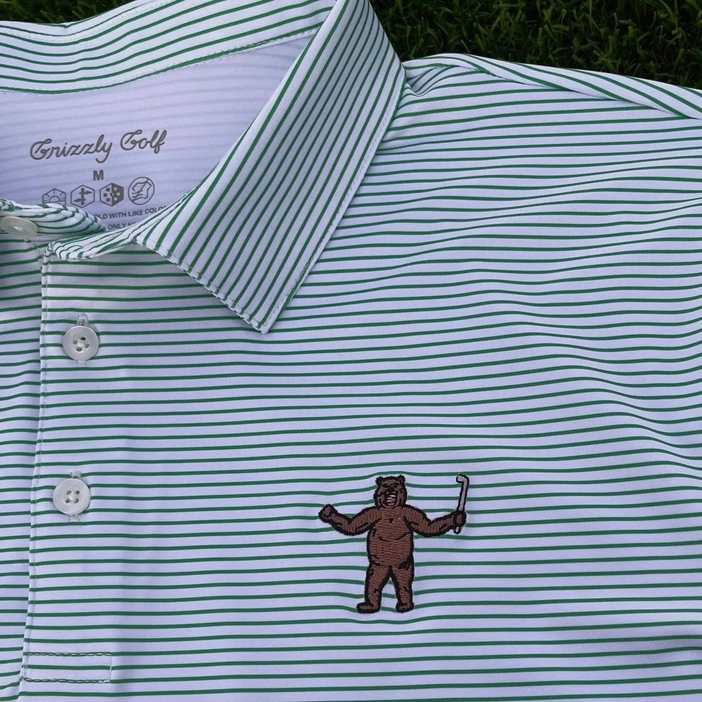 Polo - Green Striped It - Image 6