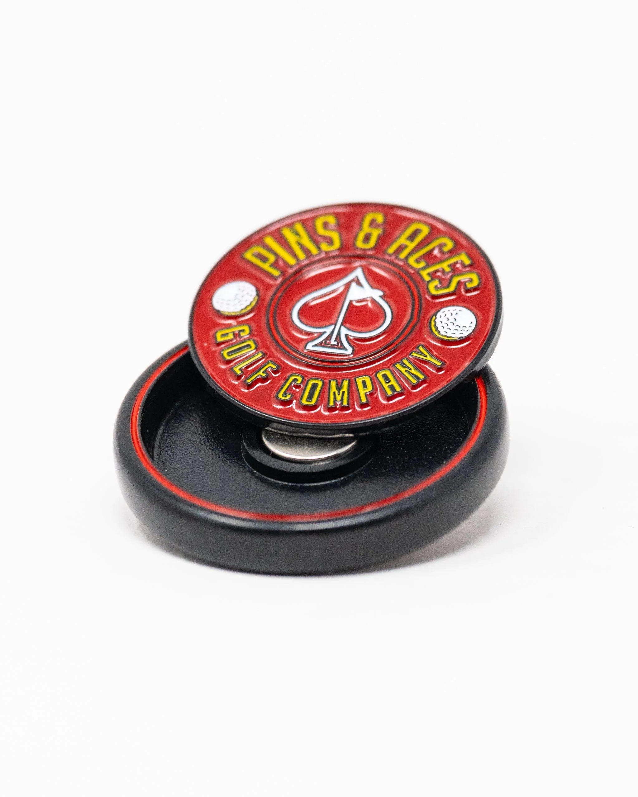 Pop Out Medallion Ball Marker - Red - Image 10
