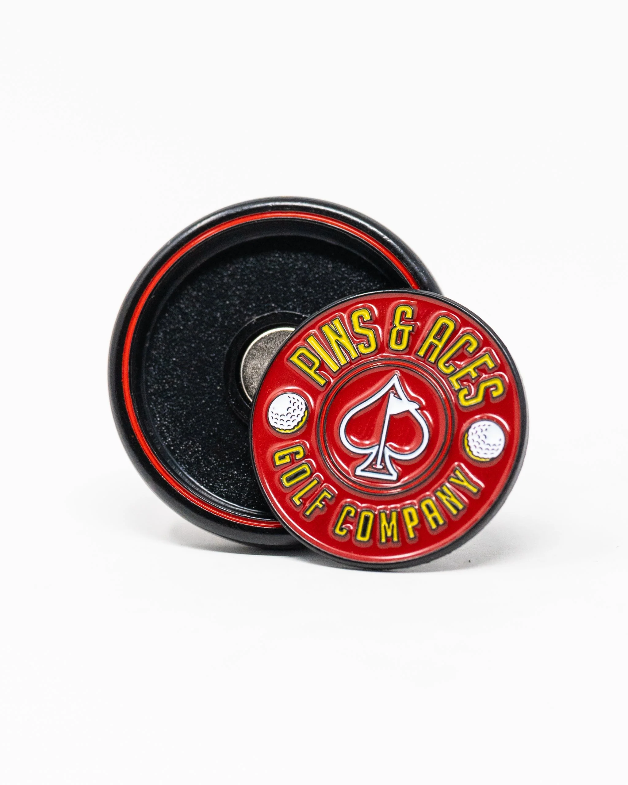 Pop Out Medallion Ball Marker - Red - Image 13