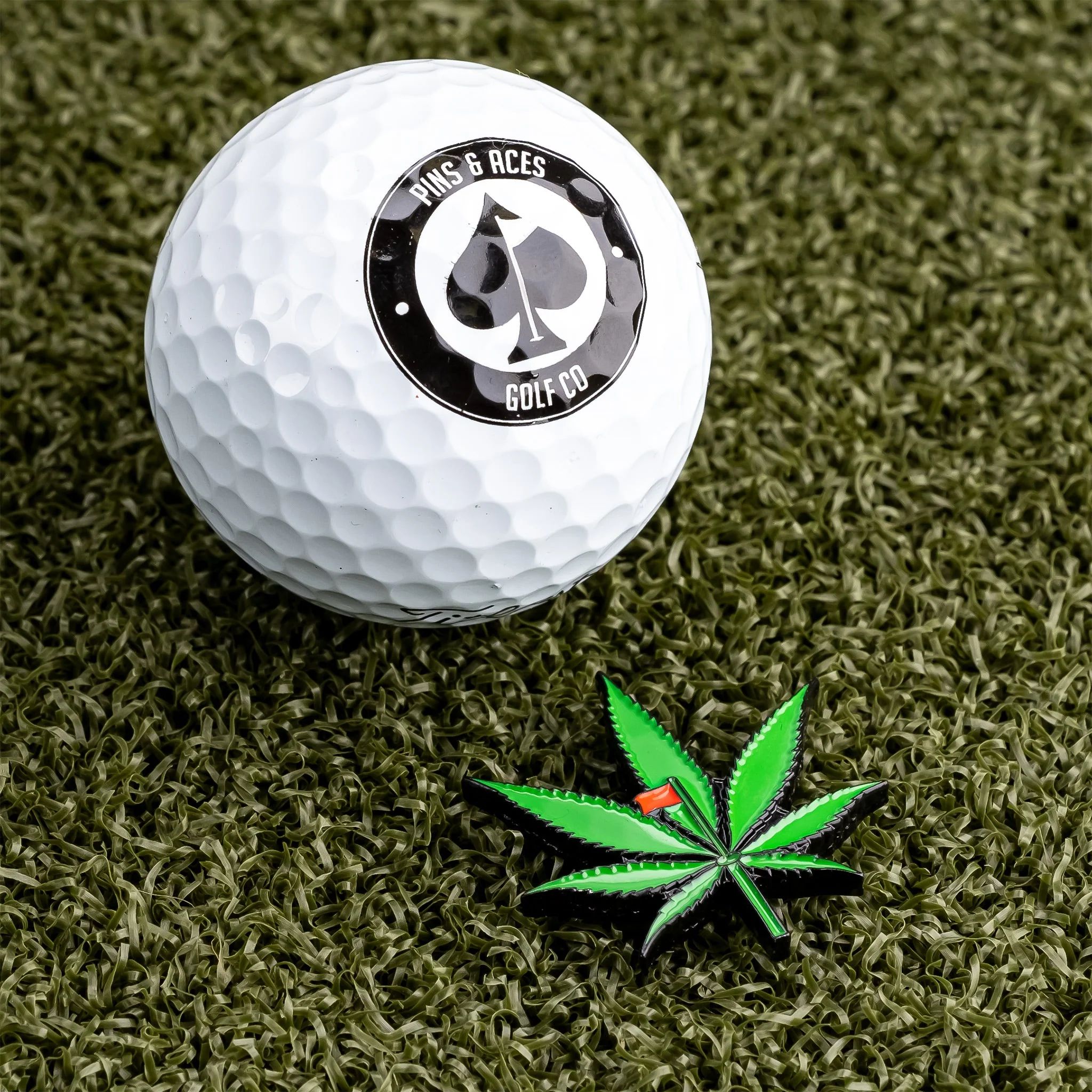 Pot Leaf Ball Marker - Image 5