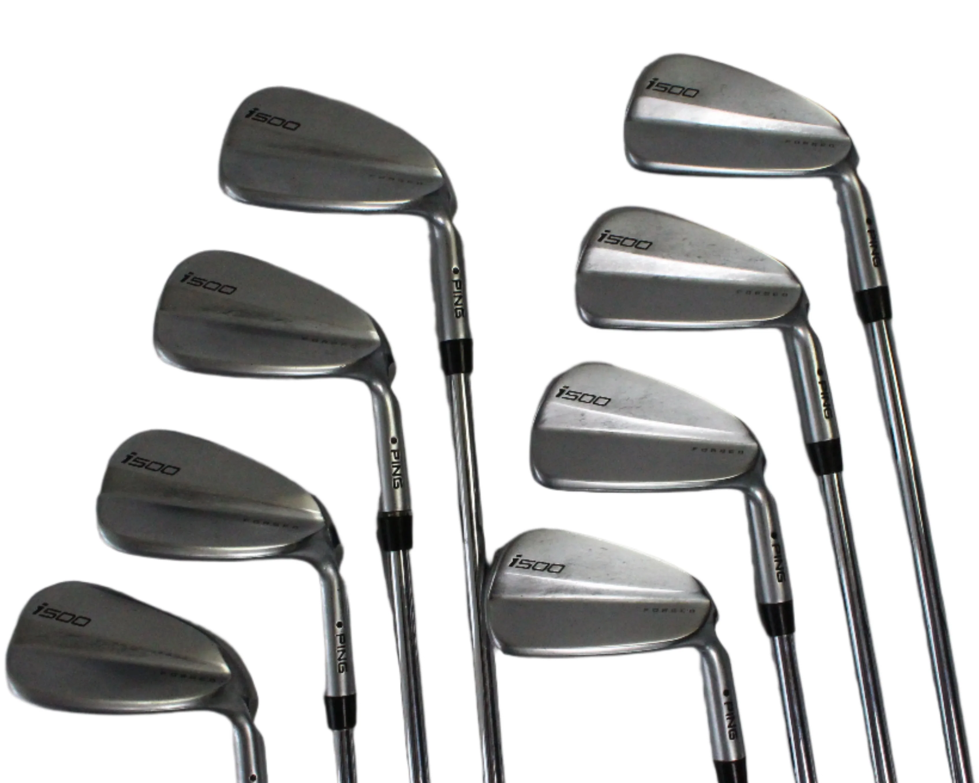 Pre-Owned Ping i500: Iron set (4-PW, UW) W/ Dynamic Gold S300 (Stiff) Steel Shaft (Average)