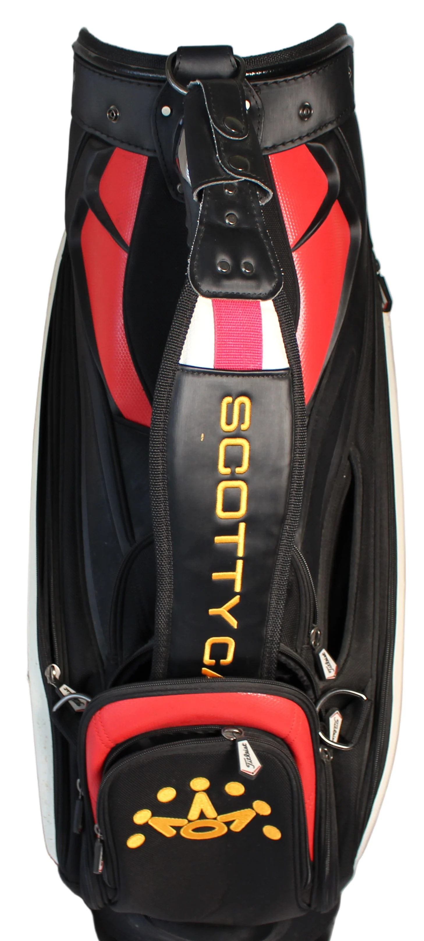 Pre-Owned Scotty Cameron Staff Bag Black 6-Way Divide - Image 3