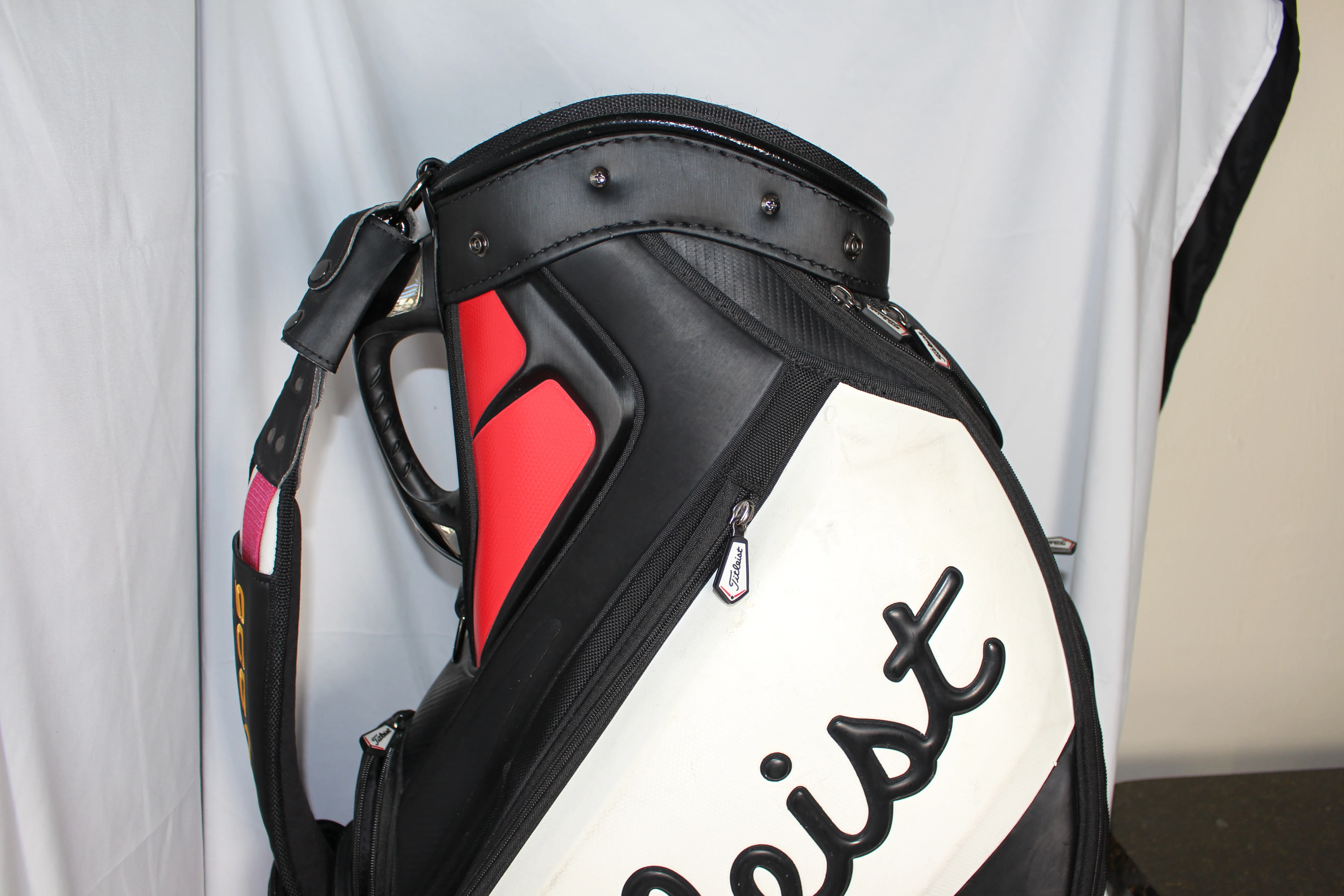 Pre-Owned Scotty Cameron Staff Bag Black 6-Way Divide - Image 7