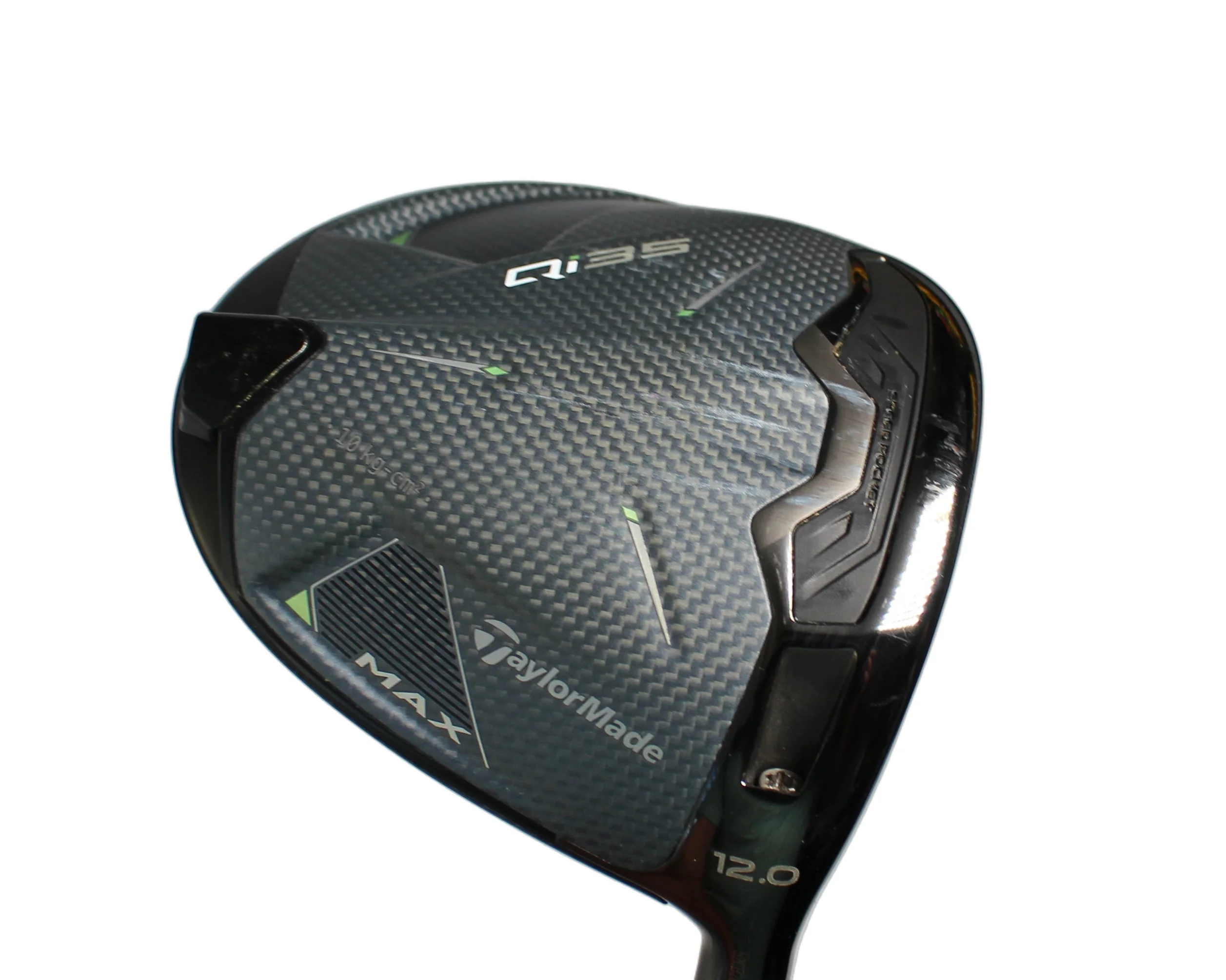 Pre-Owned TaylorMade Qi35 Driver (12.0) W/ Fujikura Air Speeder 50-S (Stiff) (45.5 Inch) Graphite Shaft (Mint)