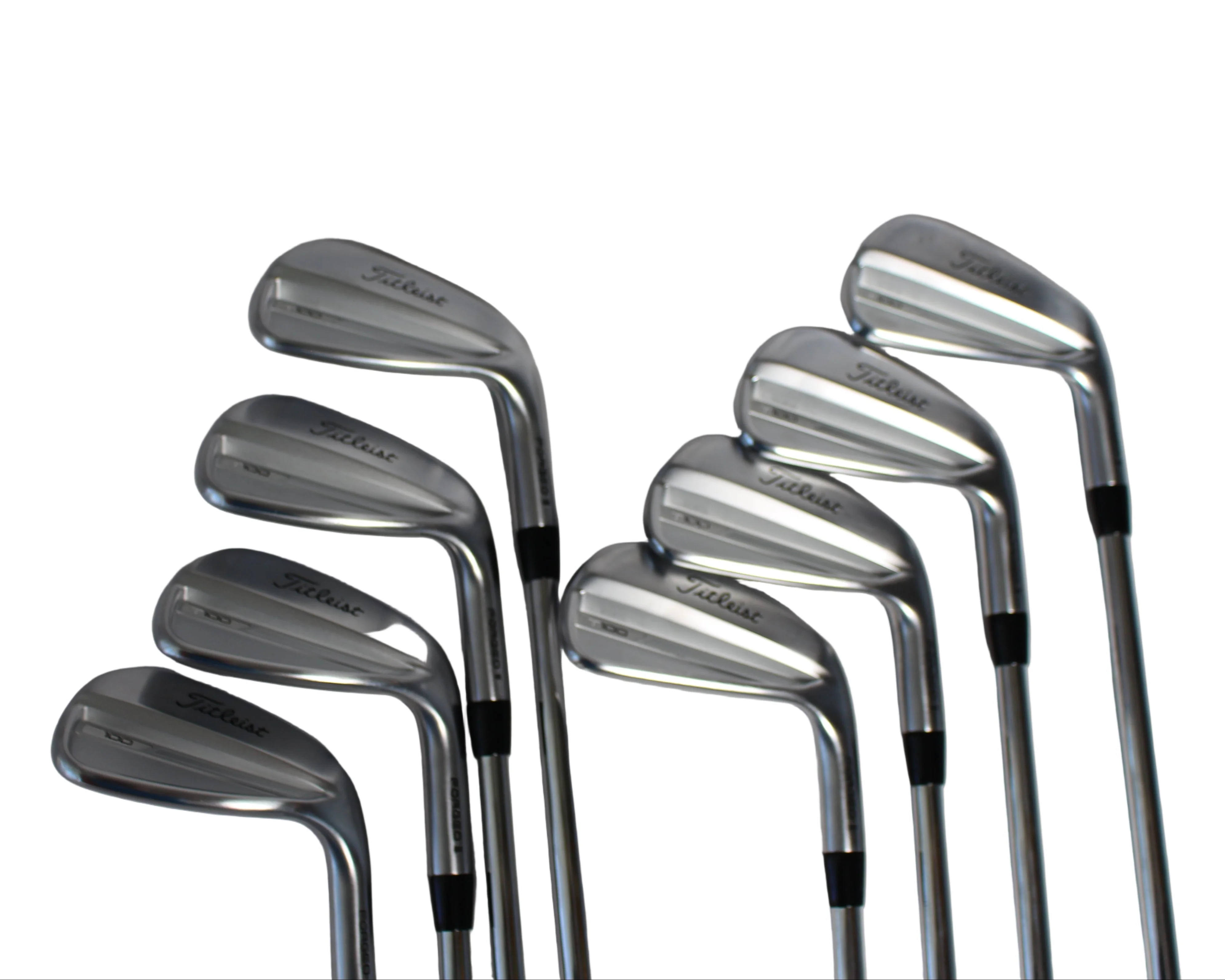 Pre-Owned Titleist T100 Iron Set (4-PW, 50W) W/ Amt Tour White R300 (Regular) Steel Shaft (Mint)