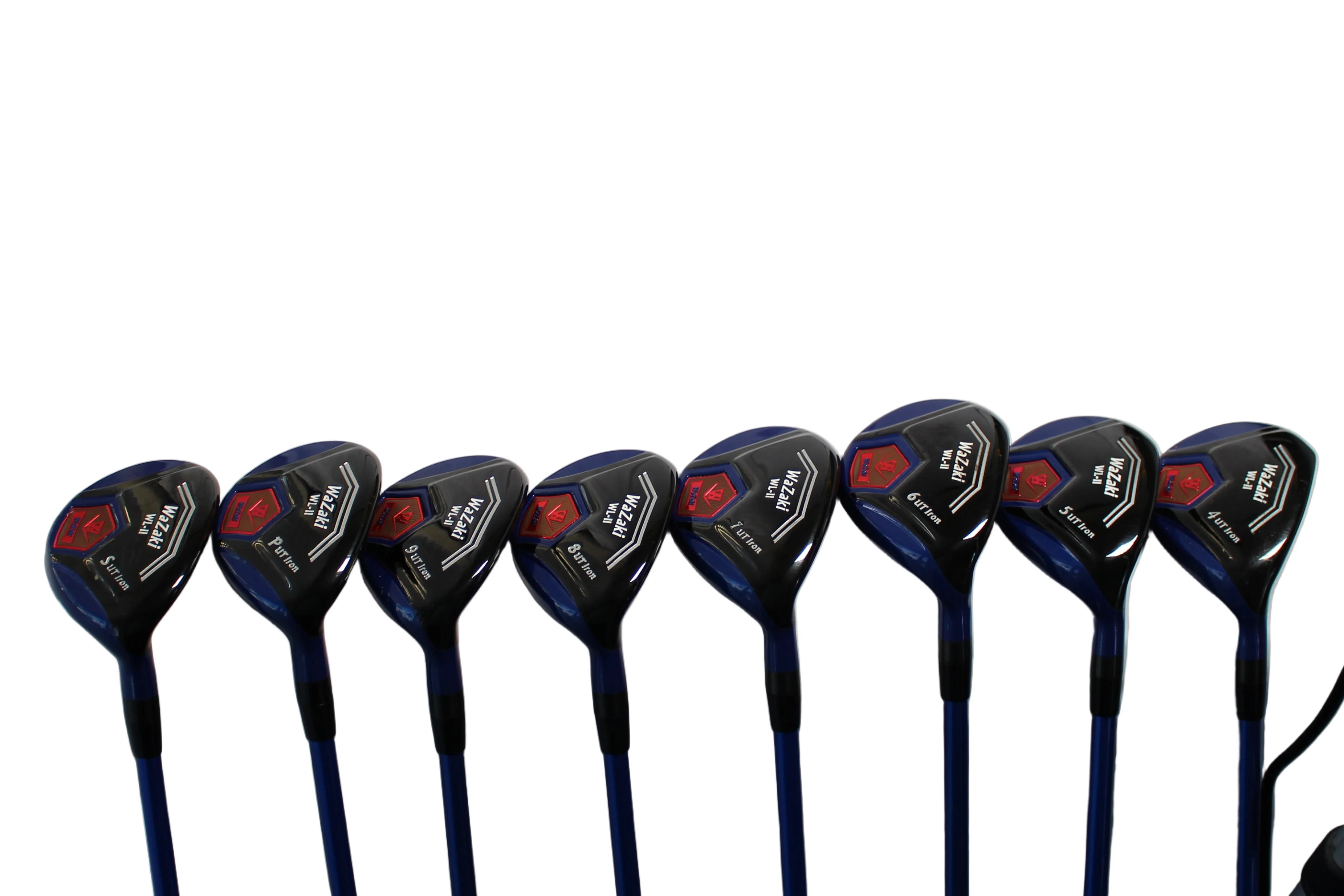 Pre-Owned Wazaki Wl-II: Hybrid Irons (4-PW, SW) W/ BushikaMwmf Regular-Graphite Shaft (Above Average)