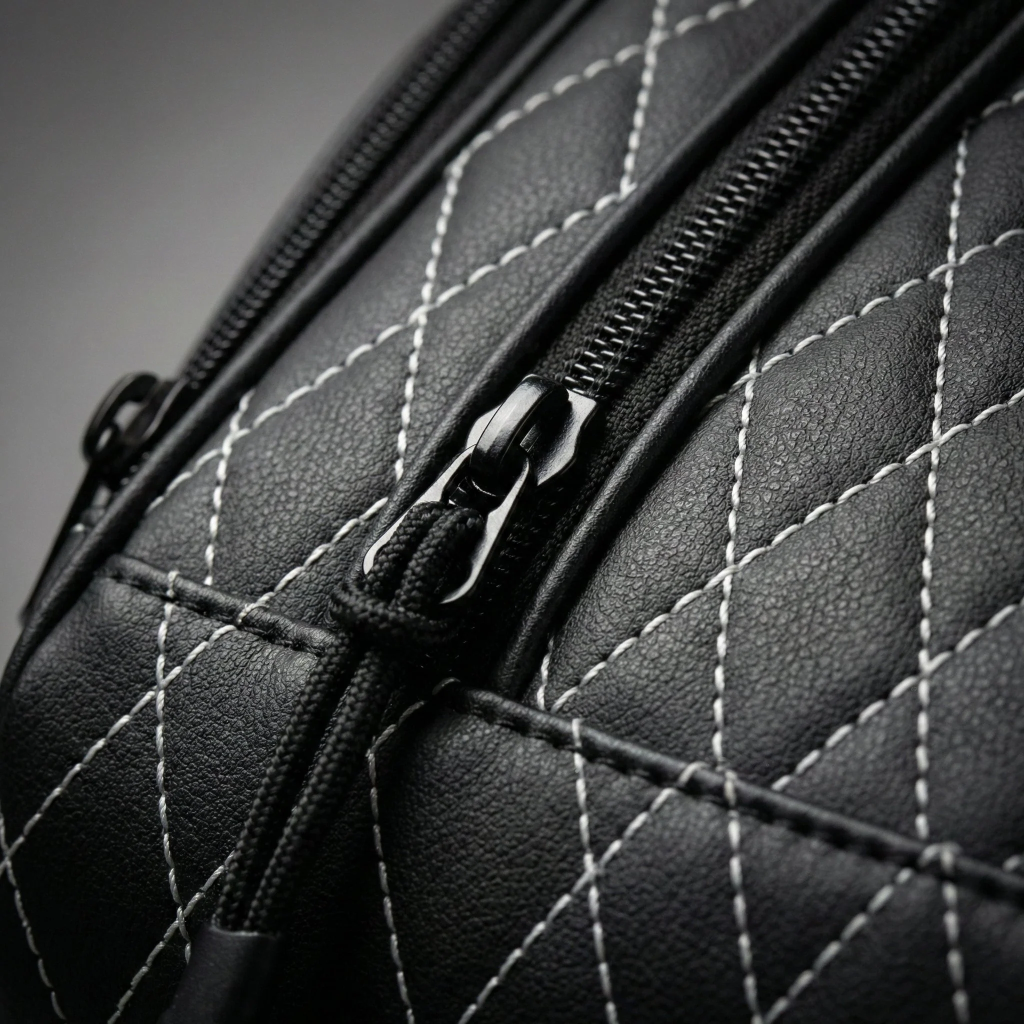 Premium Golf Shoe Bag – Vented Leather Shoe Storage - Image 4