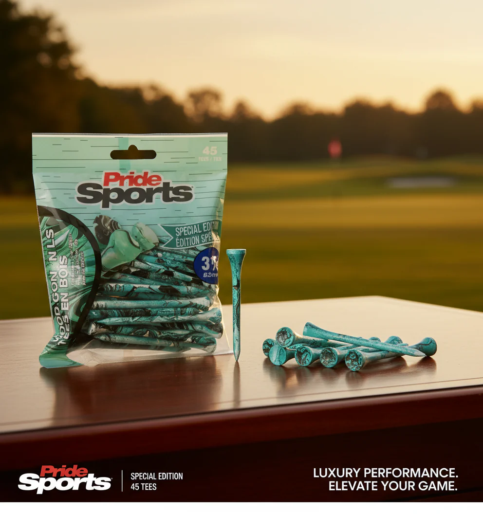 Pridesports Paint Splatter Wood Golf Tees – Colorful 45-Pack - Image 9