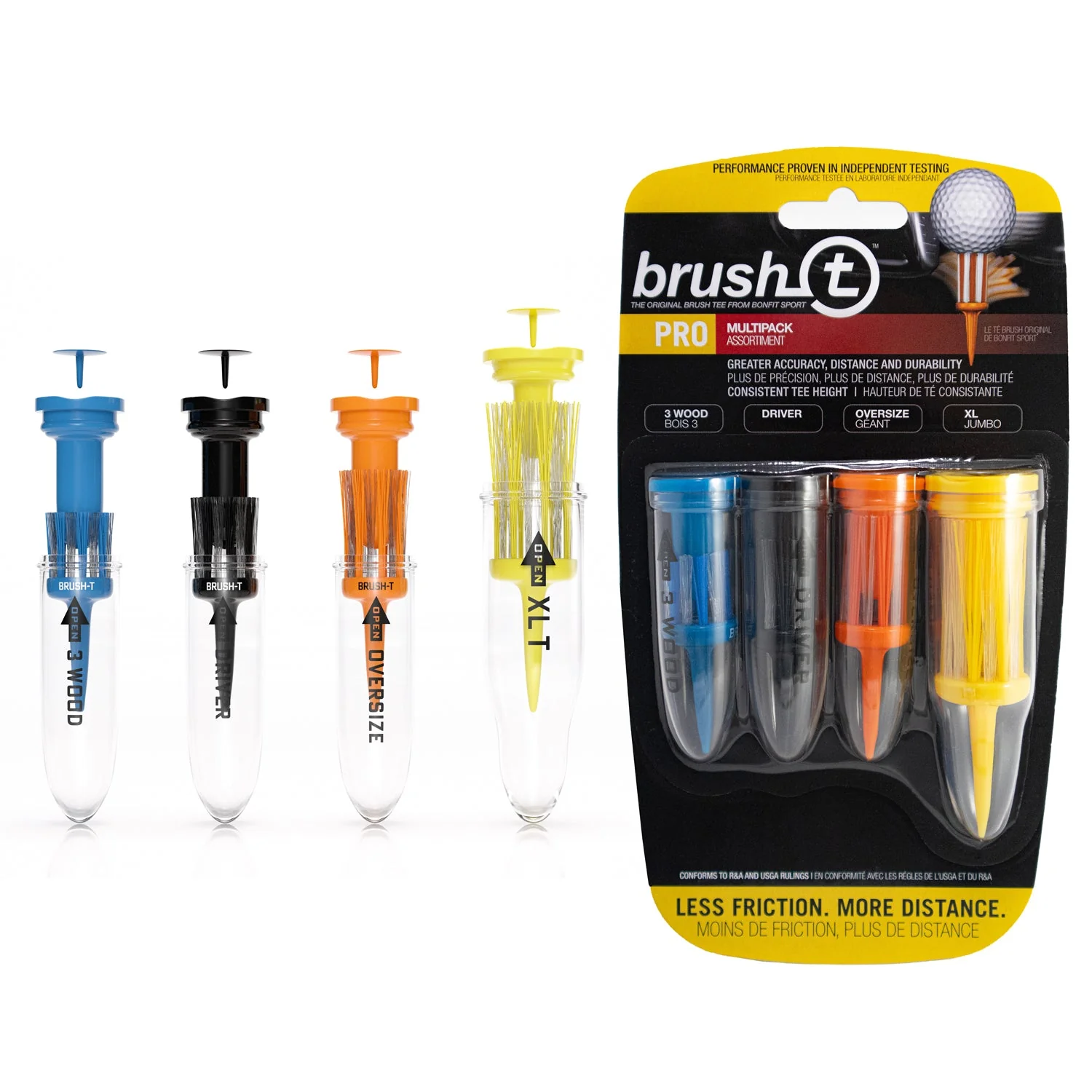 BRUSH TEES COMBO 4-PACK