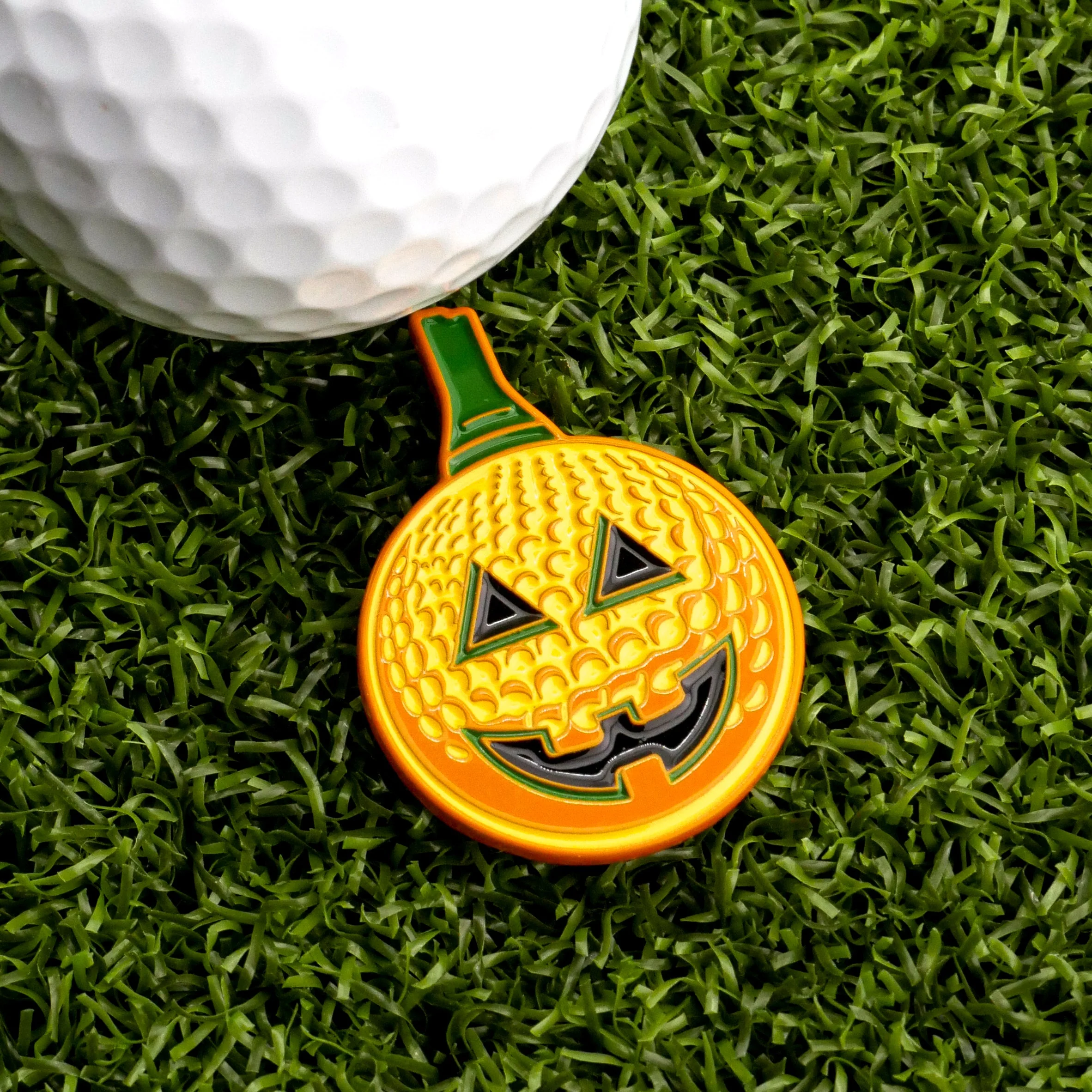 Pumpkin And Tee Ball Marker - Image 2