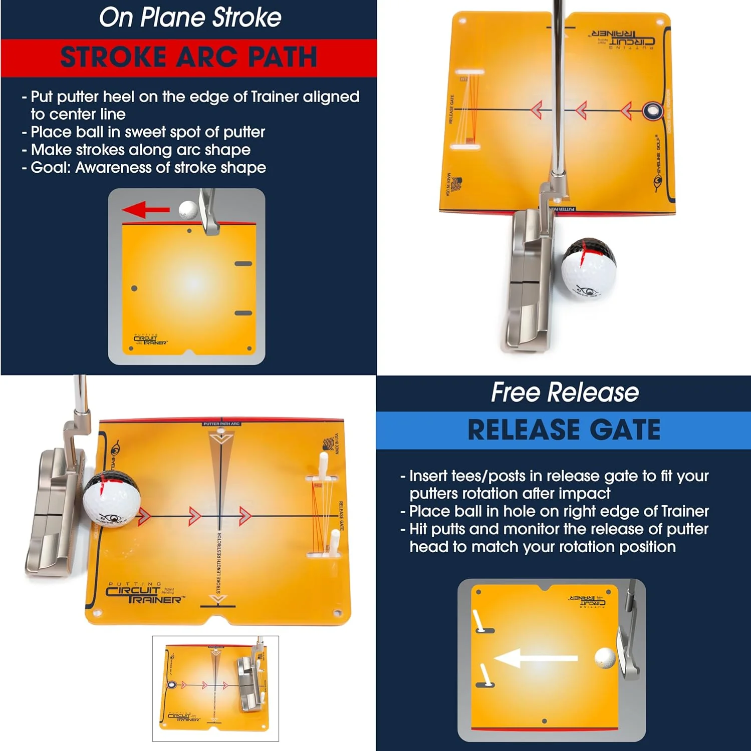 PUTTING CIRCUIT TRAINER - YELLOW TRAINER - Image 2