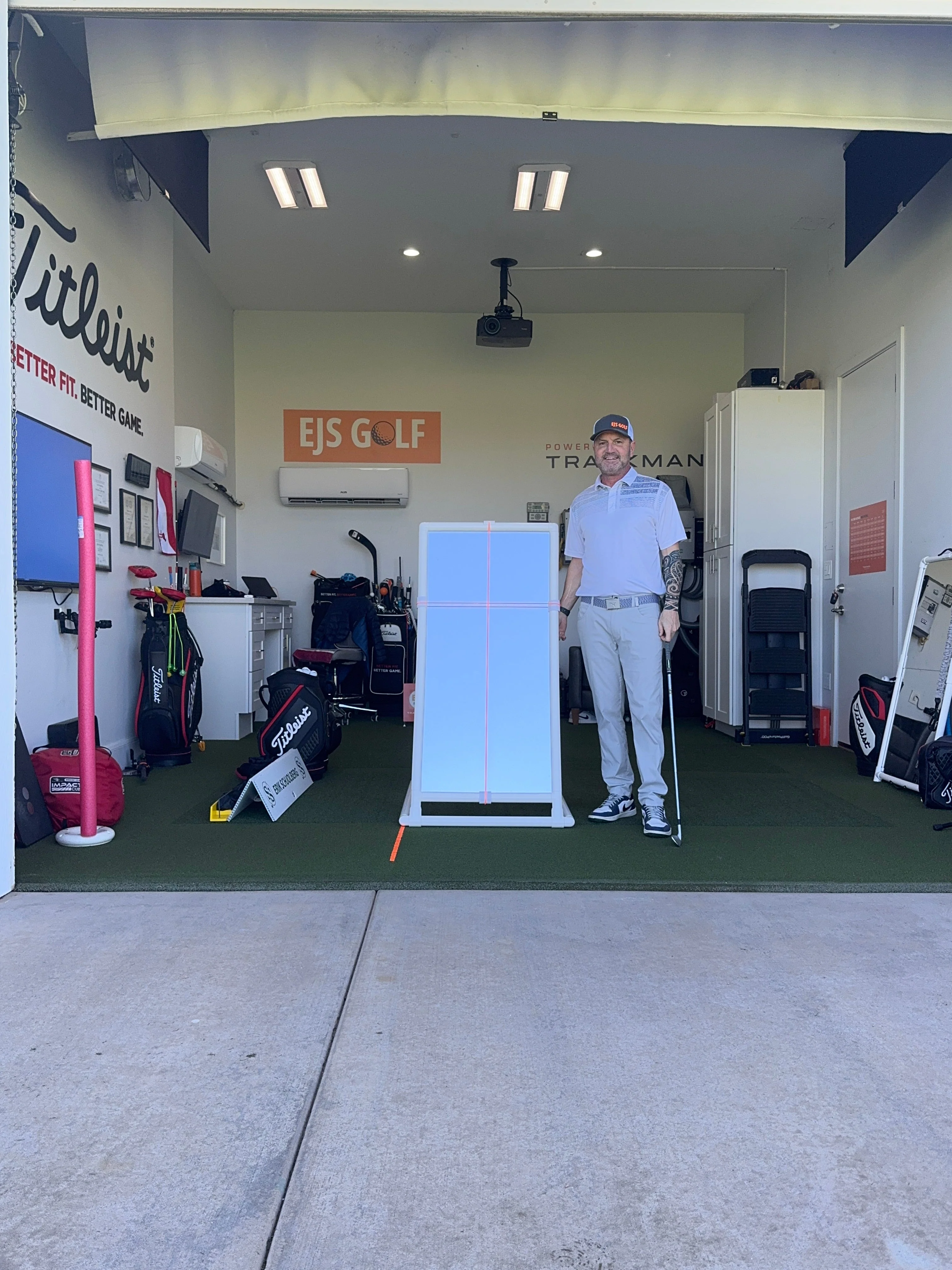 PVC Golf Training Mirror (2'x4') - Full Length Teaching & Training Golf Mirror - Image 3