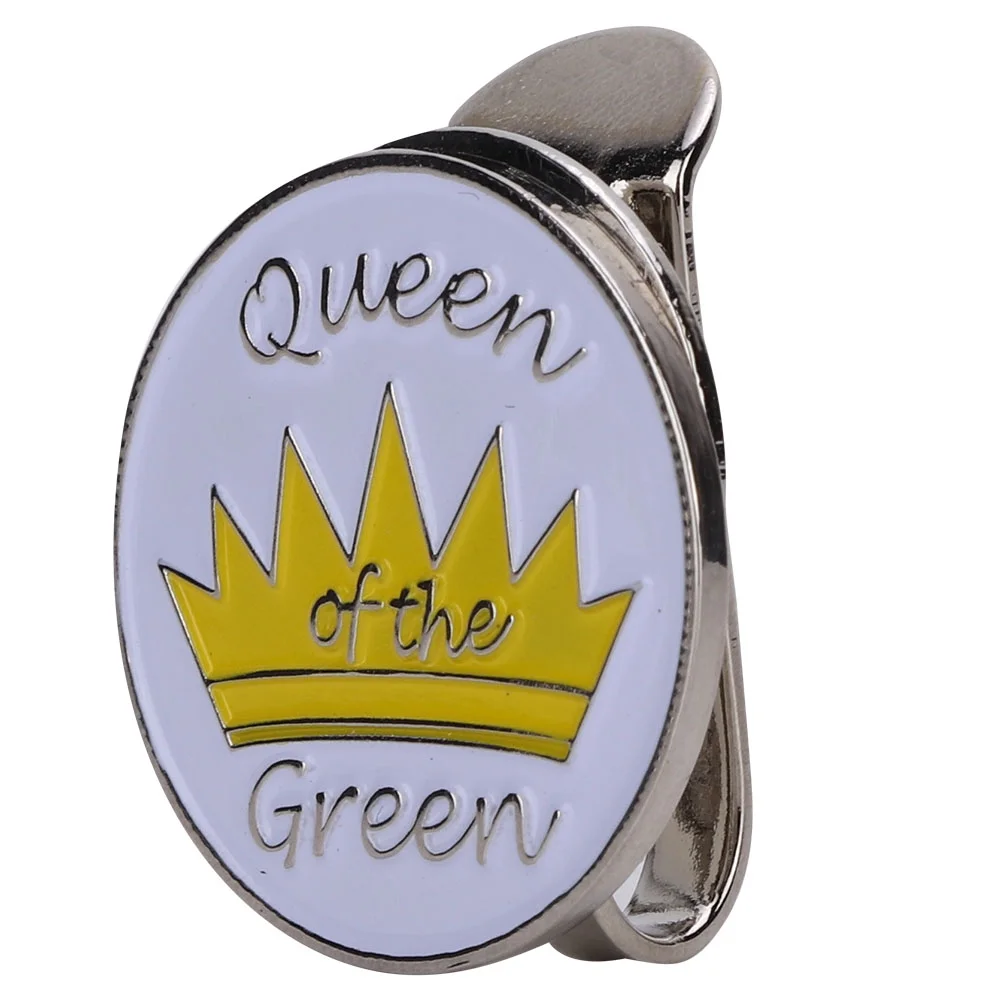 Queen of the Green Golf Ball Marker Clip - Image 2