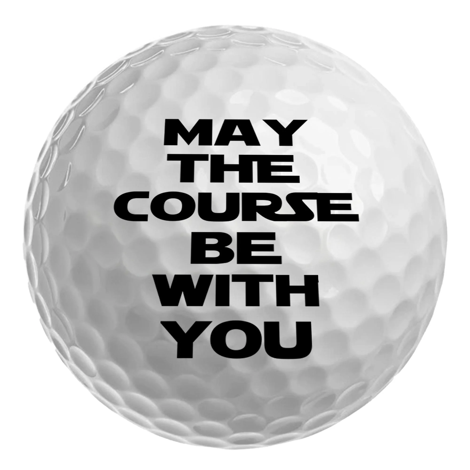 Refurbished Brands - May the course be with you Golf Balls & 10 tees - Image 2