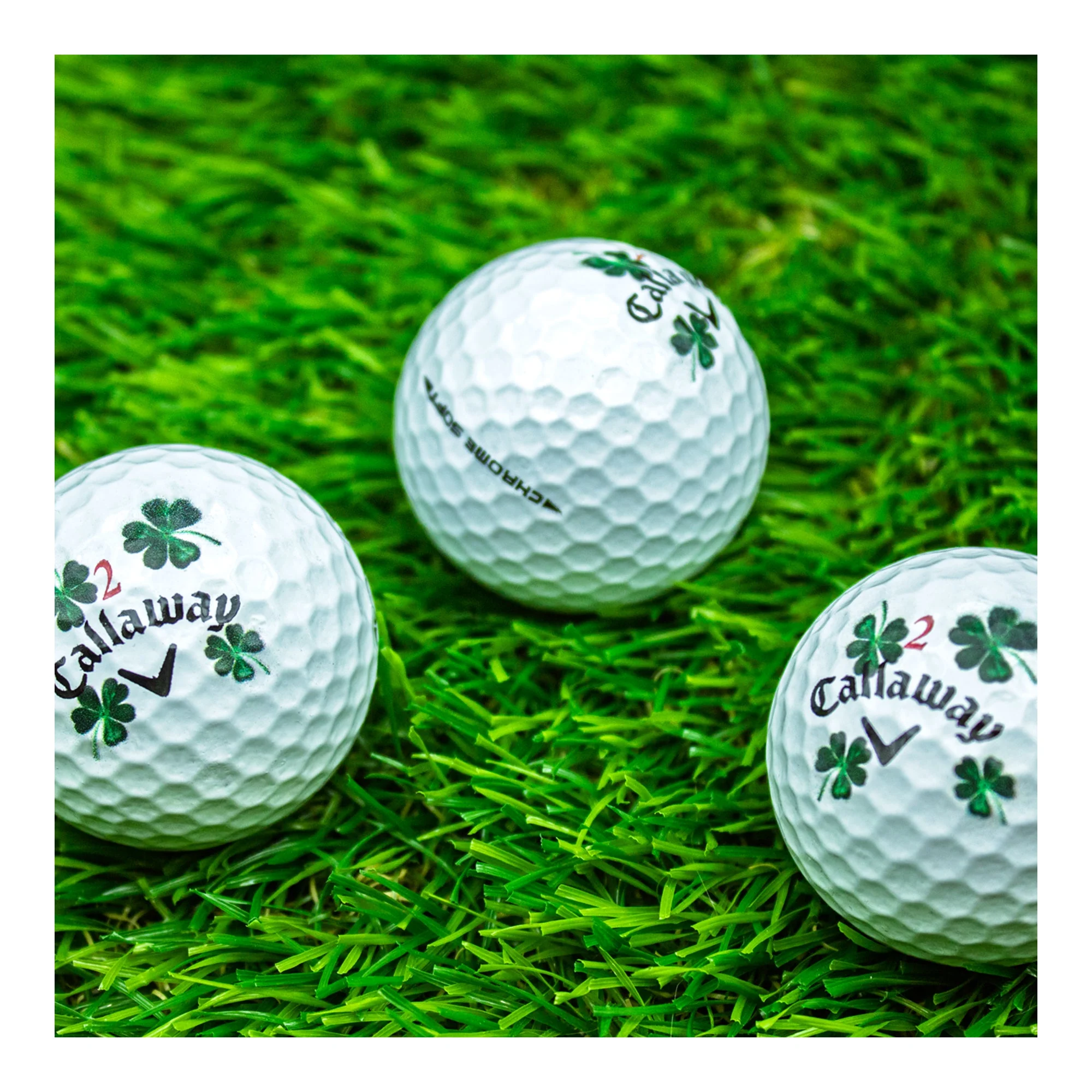 Refurbished Callaway Chrome Soft Clover Golf Balls - Image 5