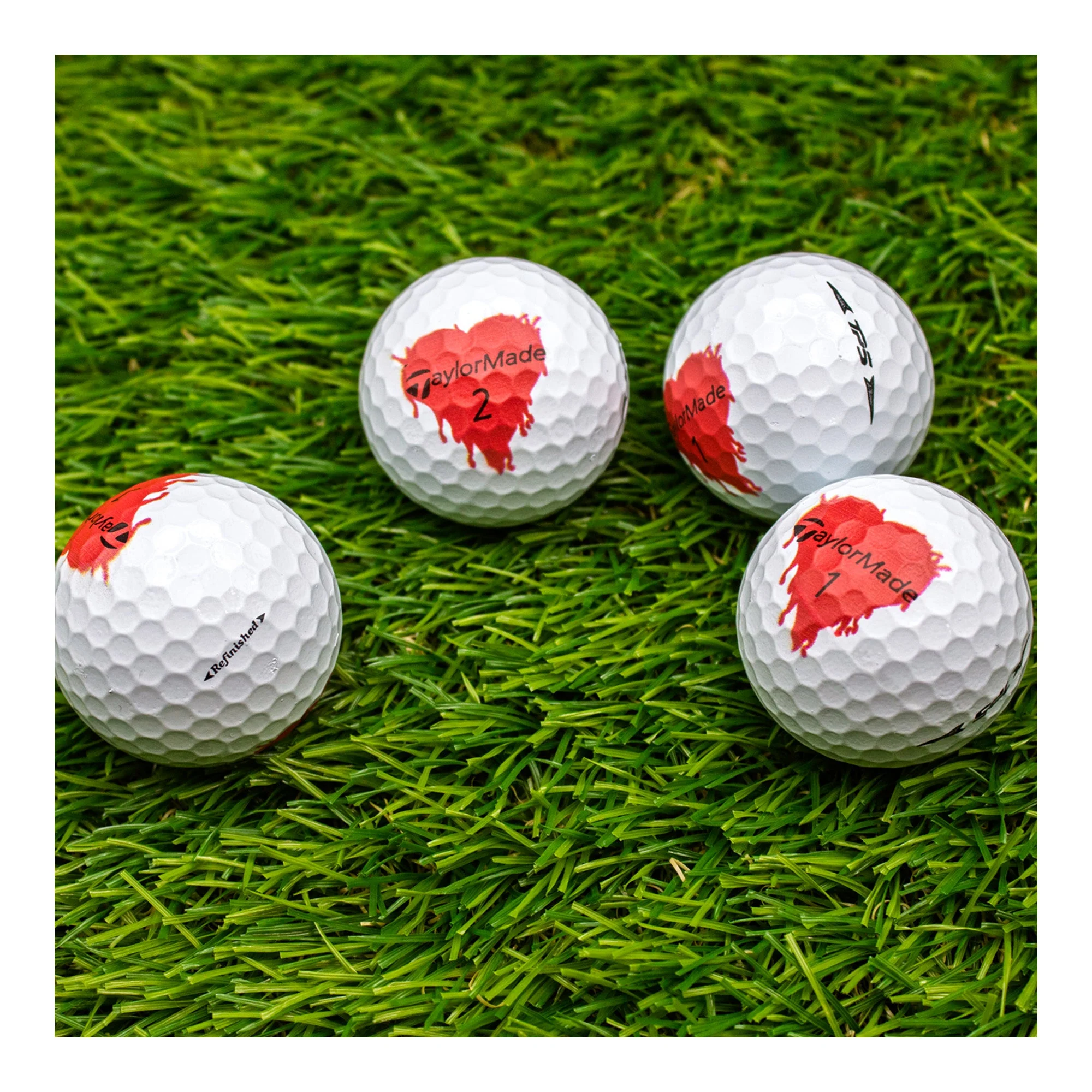 Refurbished TaylorMade TP5 Bleeding Hearts Golf Balls - Image 6