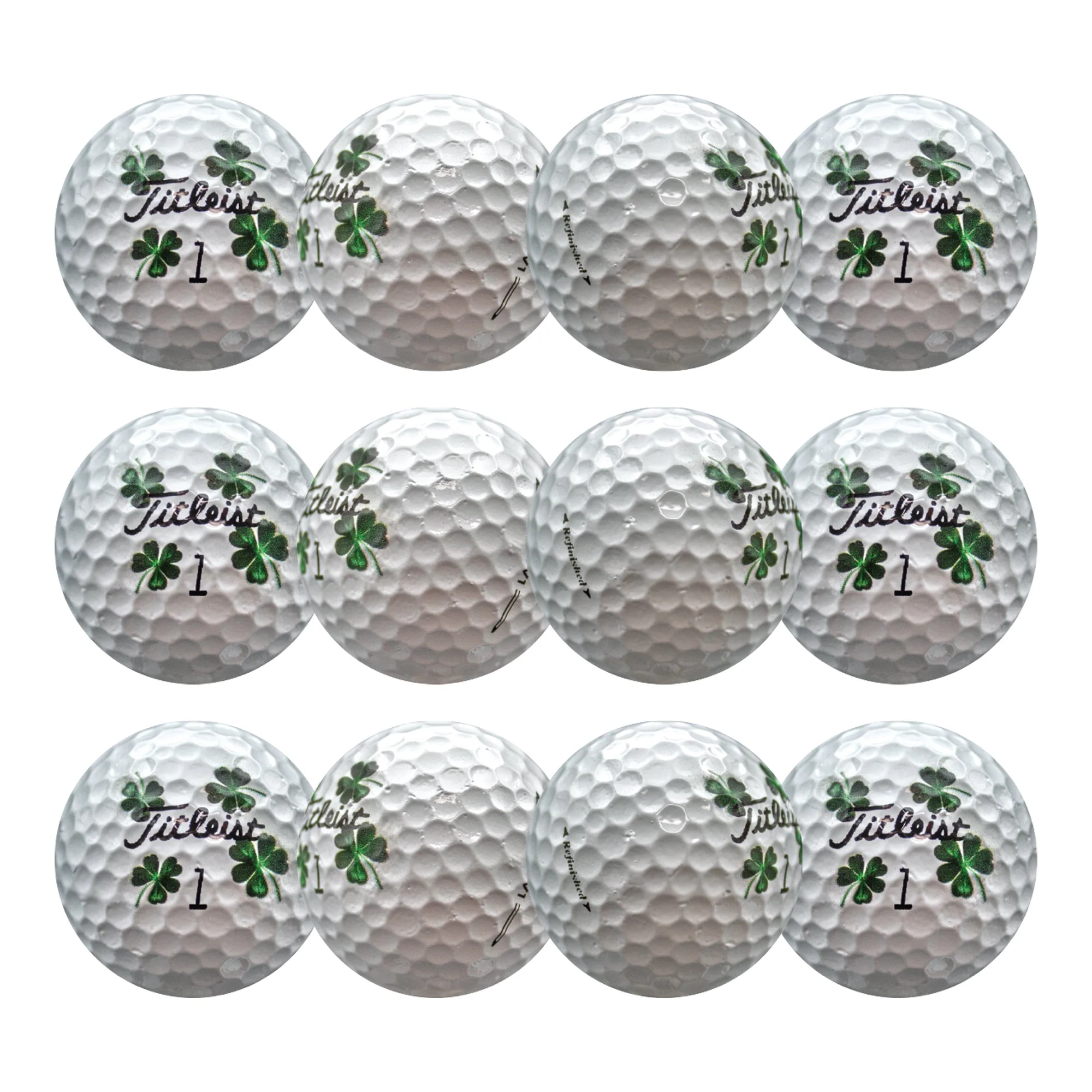 Refurbished Titleist Pro V1 Clover Golf Balls - Image 4