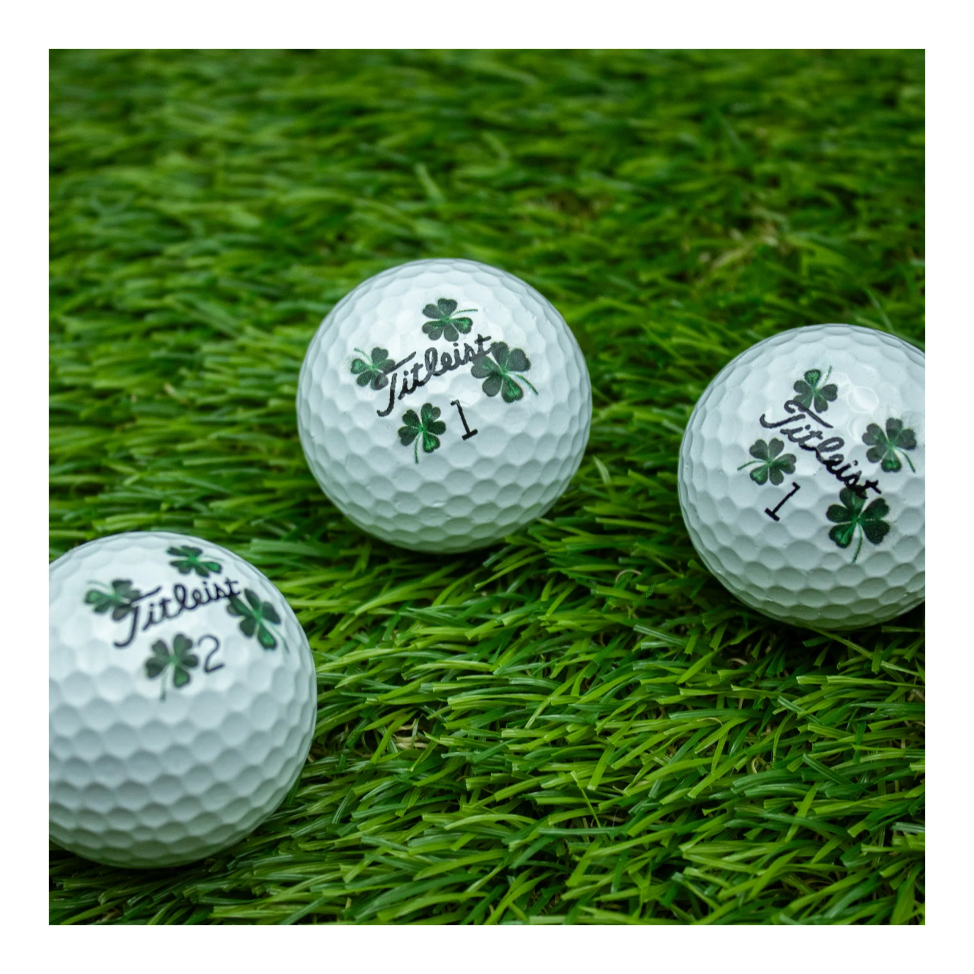 Refurbished Titleist Pro V1 Clover Golf Balls - Image 6