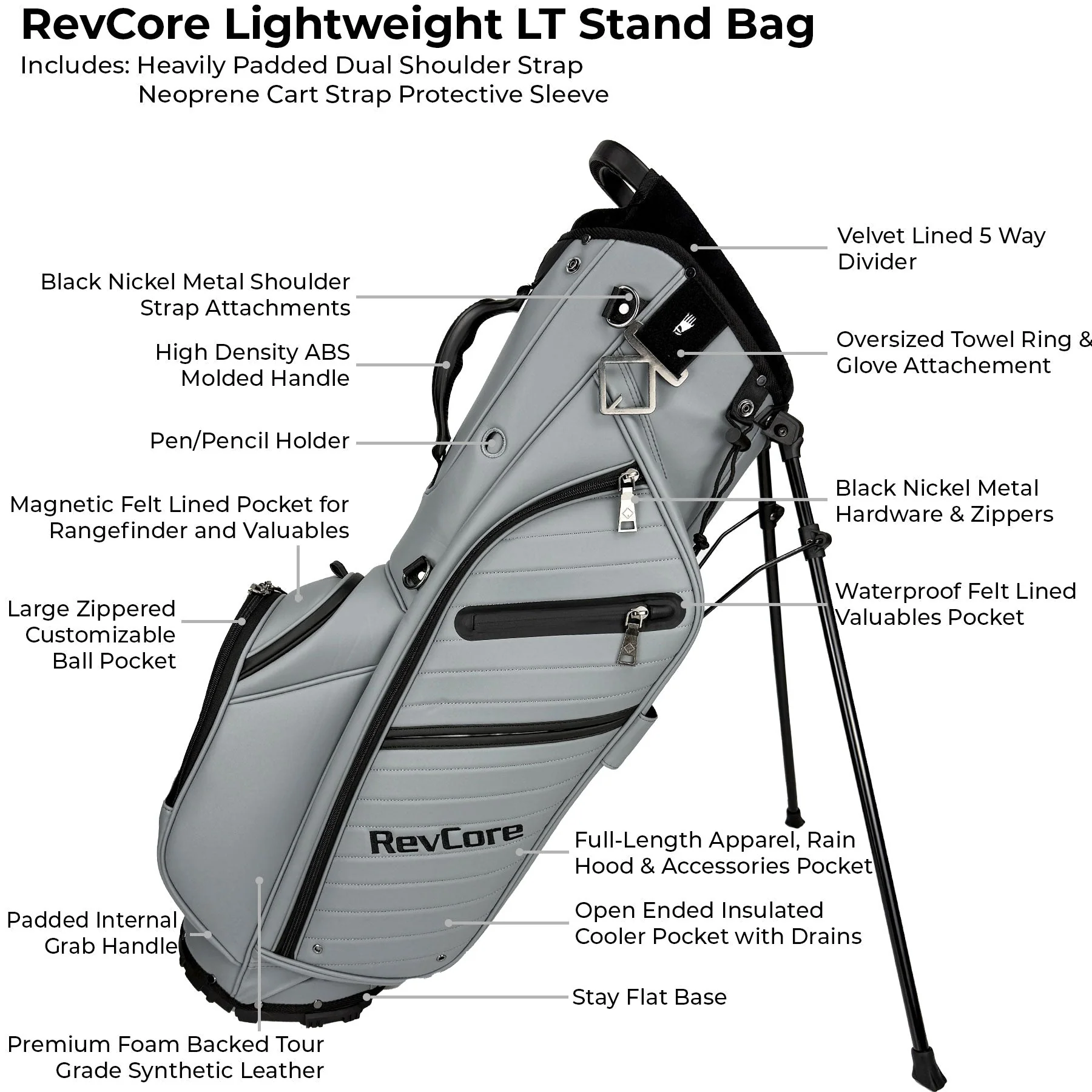 RevCore LT Lightweight Stand Bag - Image 29