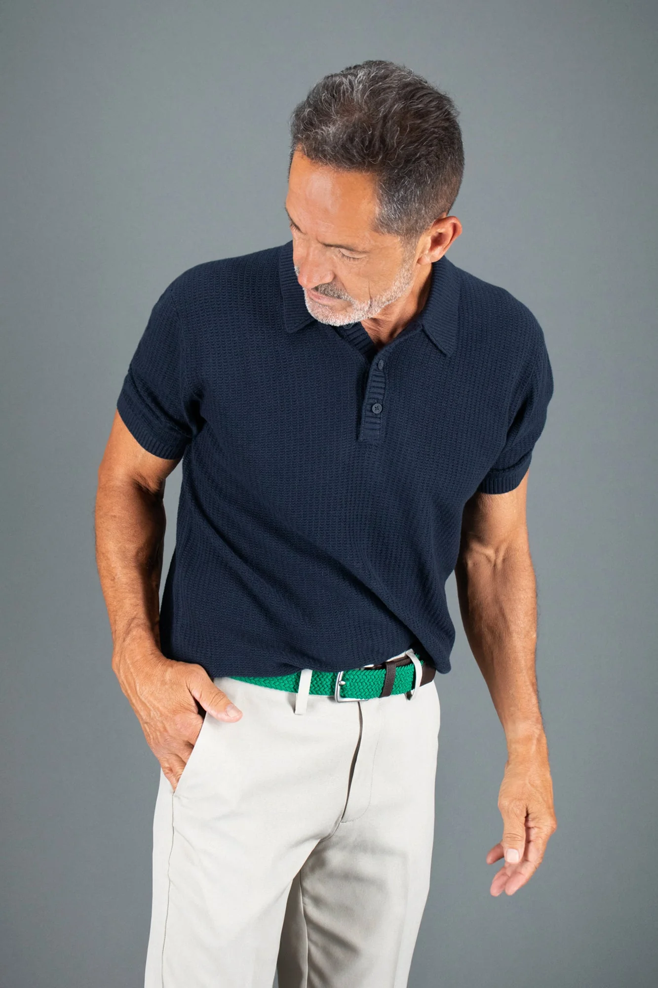 Riverside Solid Stretch Weave Belt - Image 23