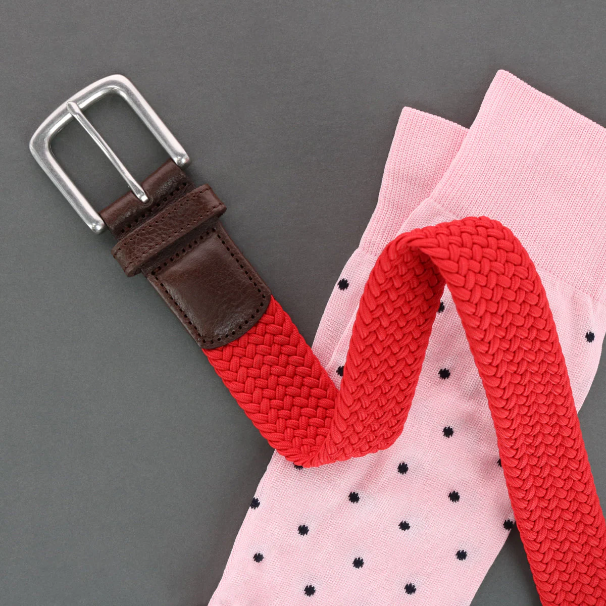 Riverside Solid Stretch Weave Belt - Image 34