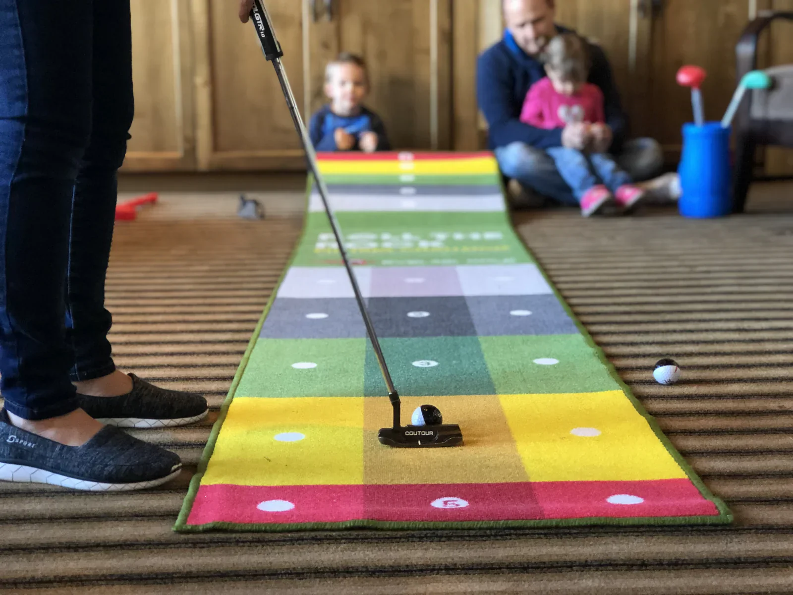 Roll the Rock Putting Challenge Mat (10'x2') - Image 3