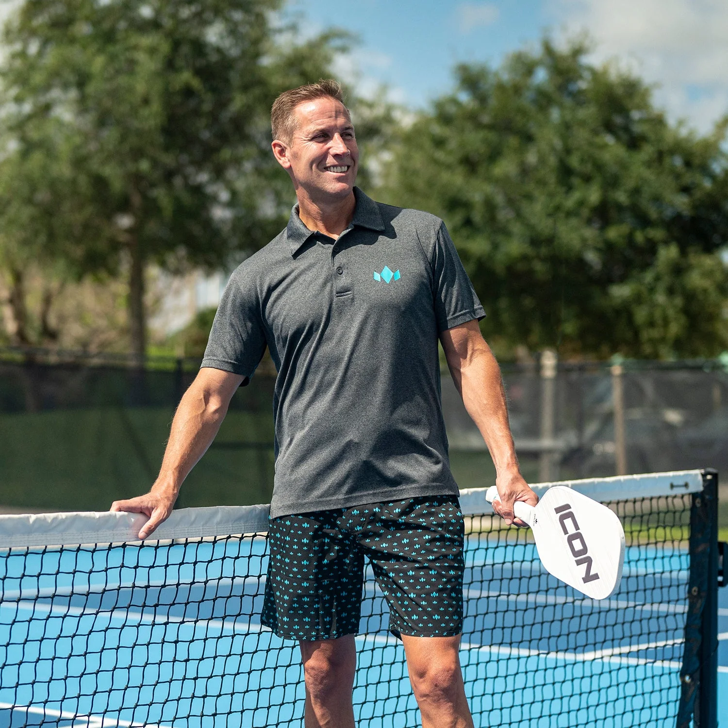 SCALES Men's Print Volley Shorts - Image 4